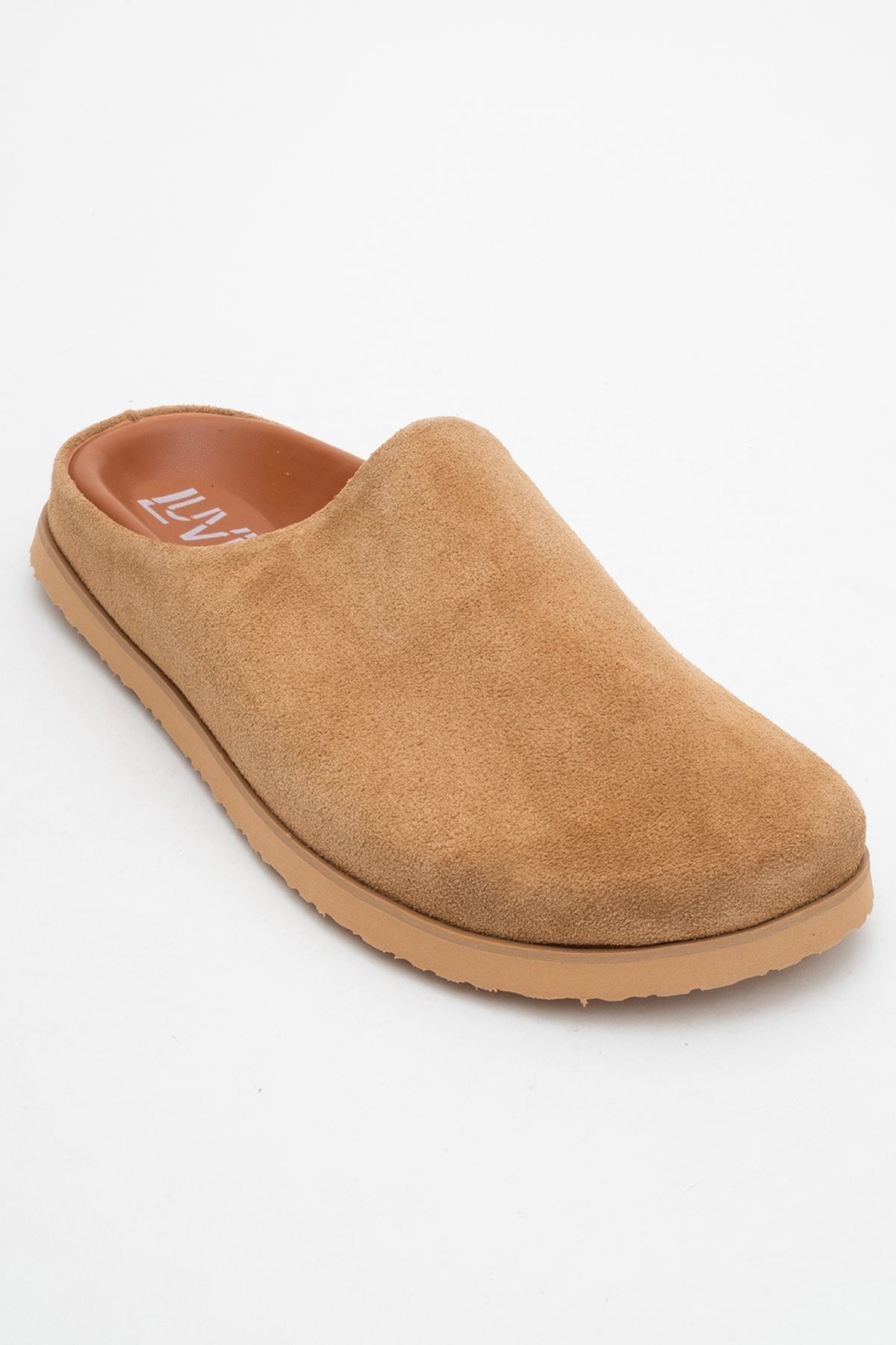 LuviShoes-Дамски чехли SPACE Earth Suede от естествена кожа със затворени пръсти 3