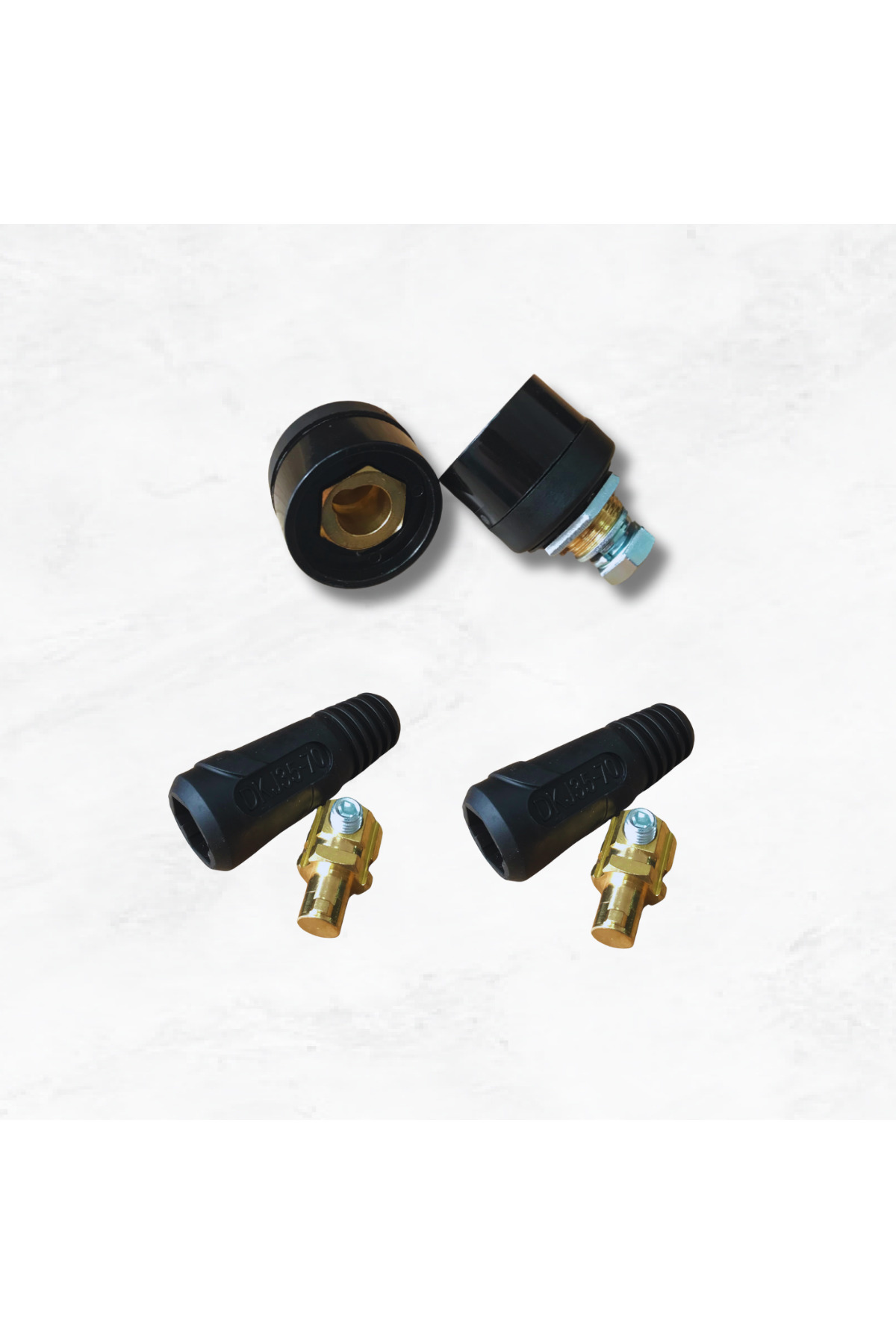 KITWELD 35-70 Kaynak Makina Kablo Bağlantı Elemanı - 2 Takım