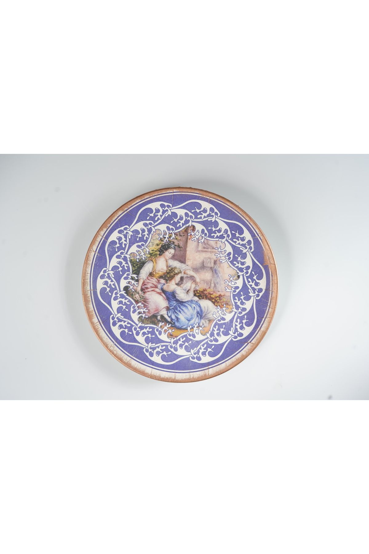 Yaratıcı Dokunuş Klasik Sanat Seramik Tabak (Duvar Dekoru)