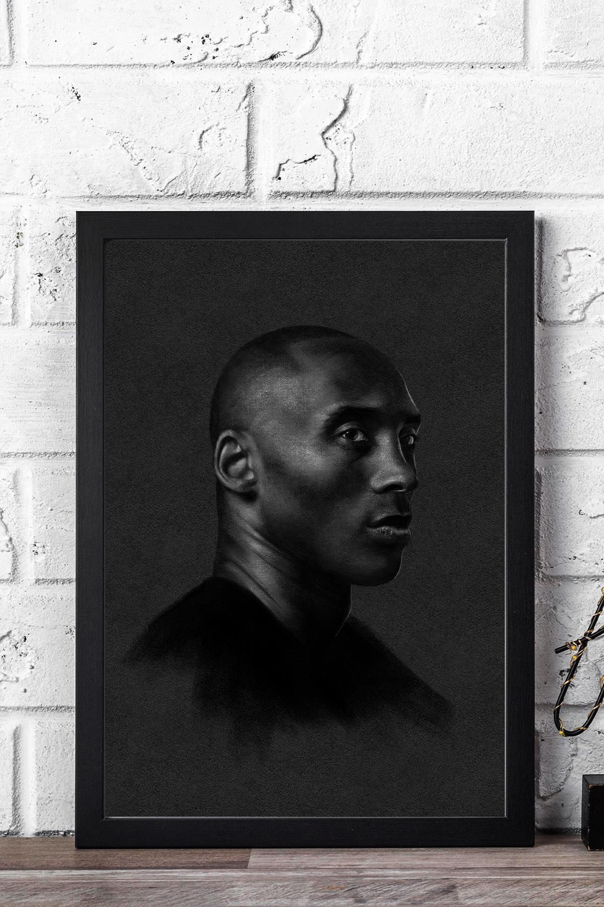 Saturn Kobe Bryant Çerçeveli Tablo - Basketbol NBA Posteri Tablo