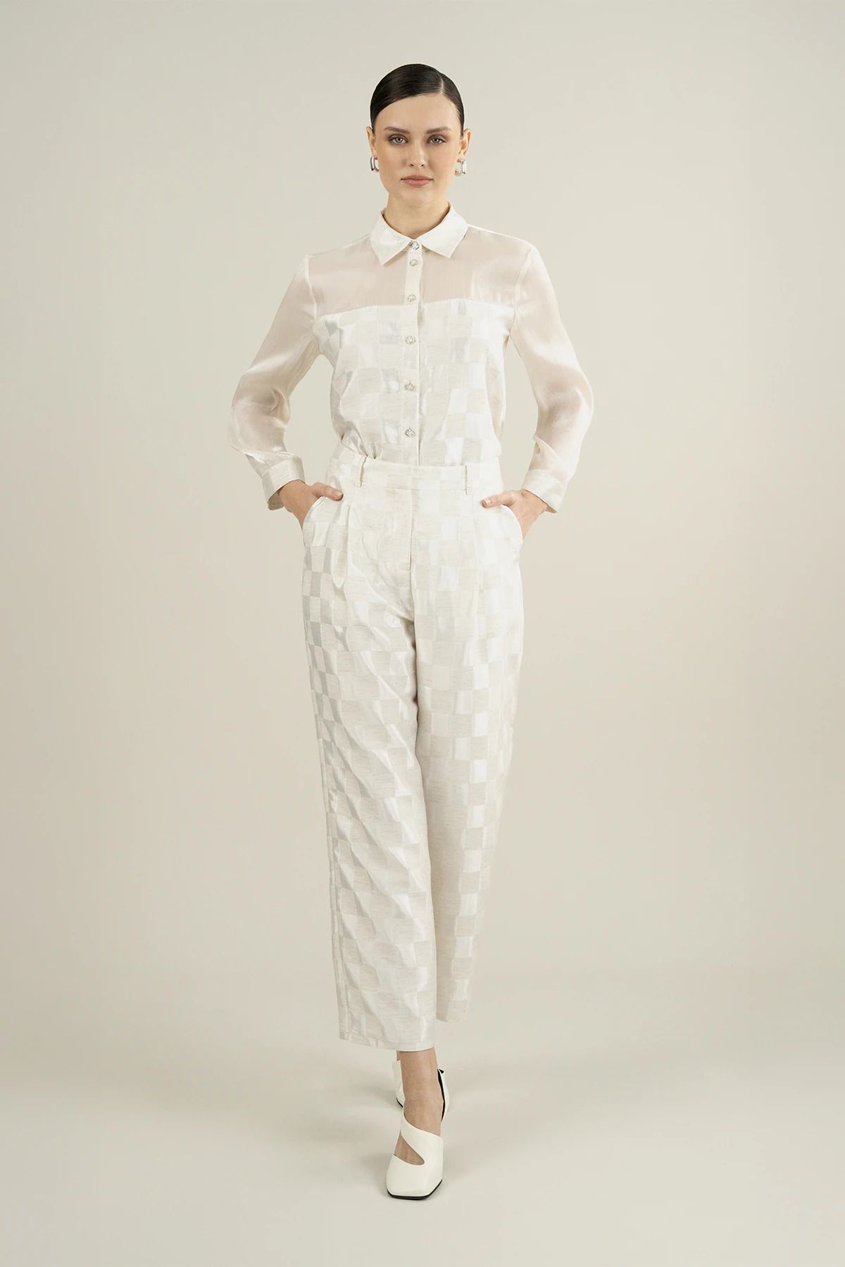 IDYL DAMA DESEN PANTOLON