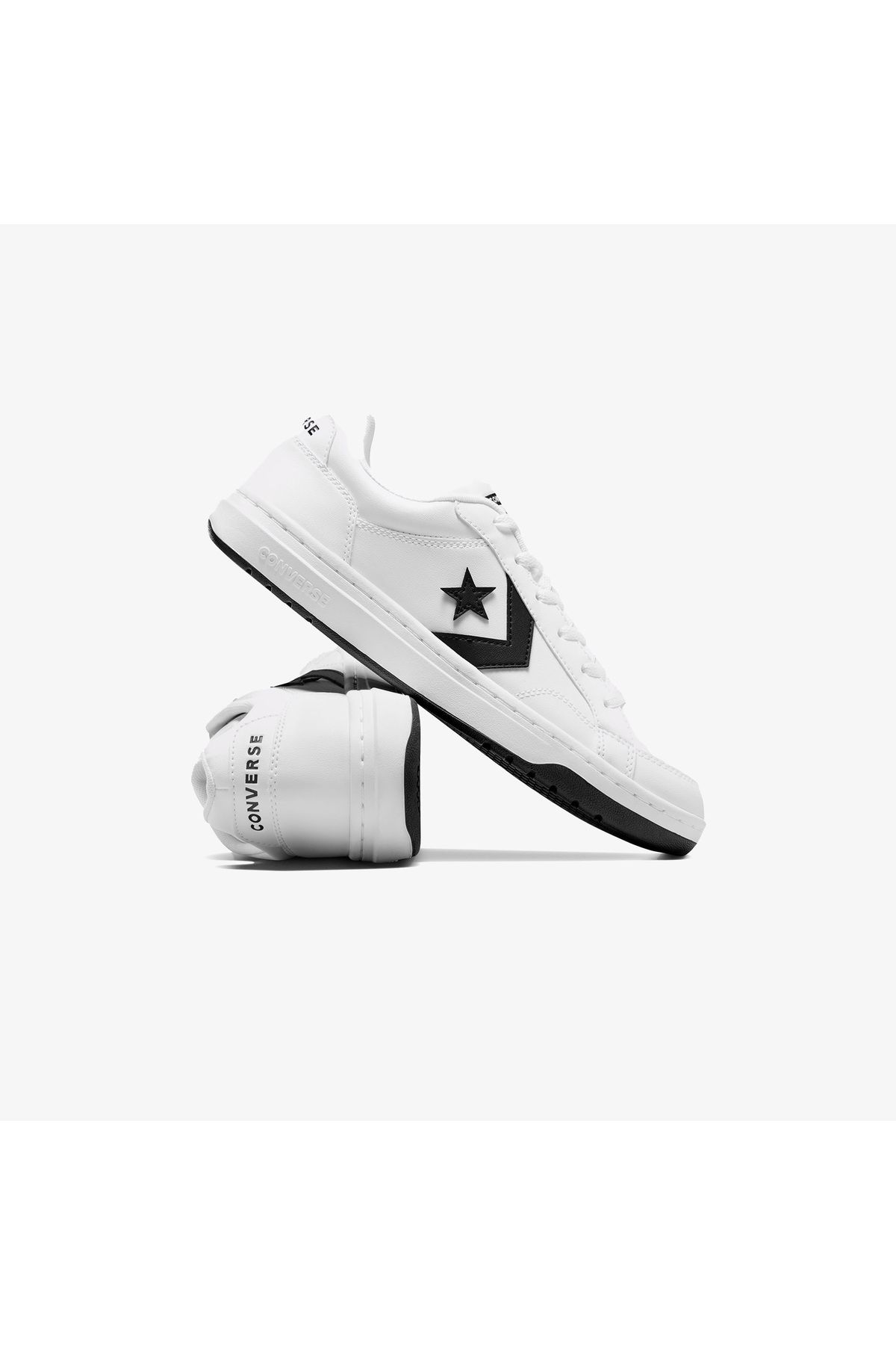 Converse-Nízké unisex bílé tenisky Pro Blaze V2 ze syntetické kůže 5