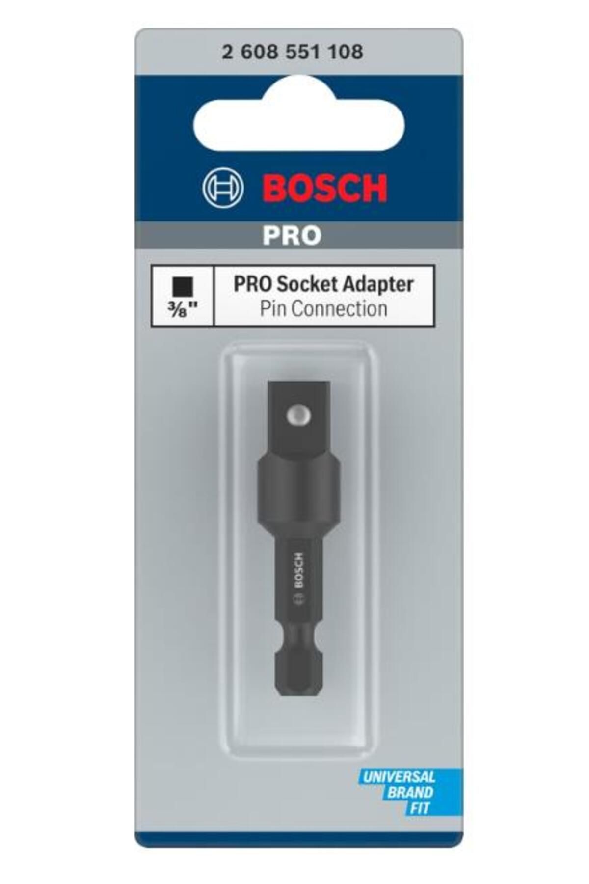 Bosch-Impact Socket Bit Adapter Hex 3/8" 2