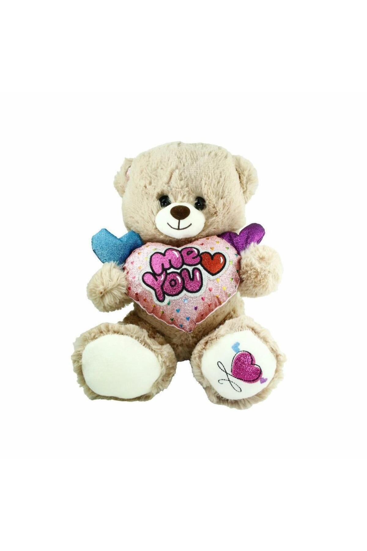 S PAZARIM Nessiworld PJH2322 Peluş Kalpli Ayı 30 cm
