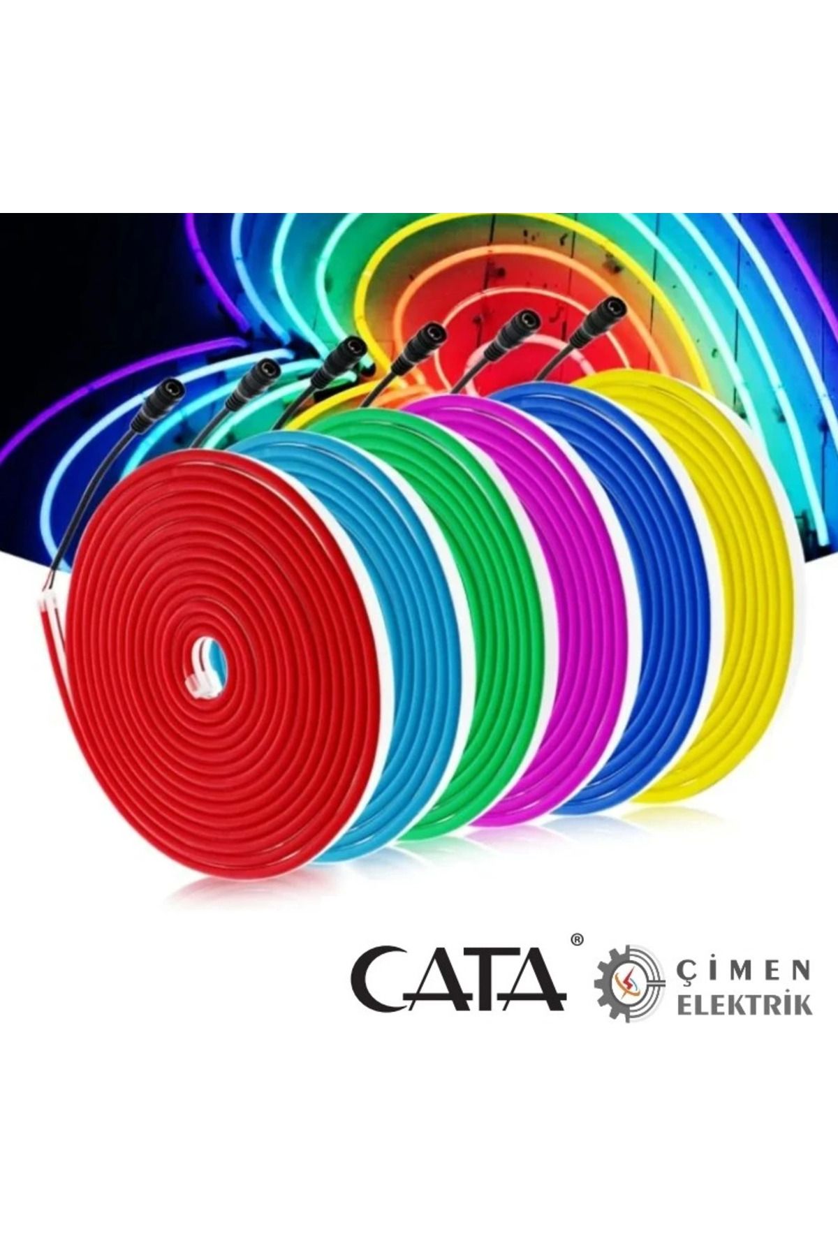 Zayla 5 METRE CT 4555 Cata Neon Hortum Led 12V Mavi Işıık