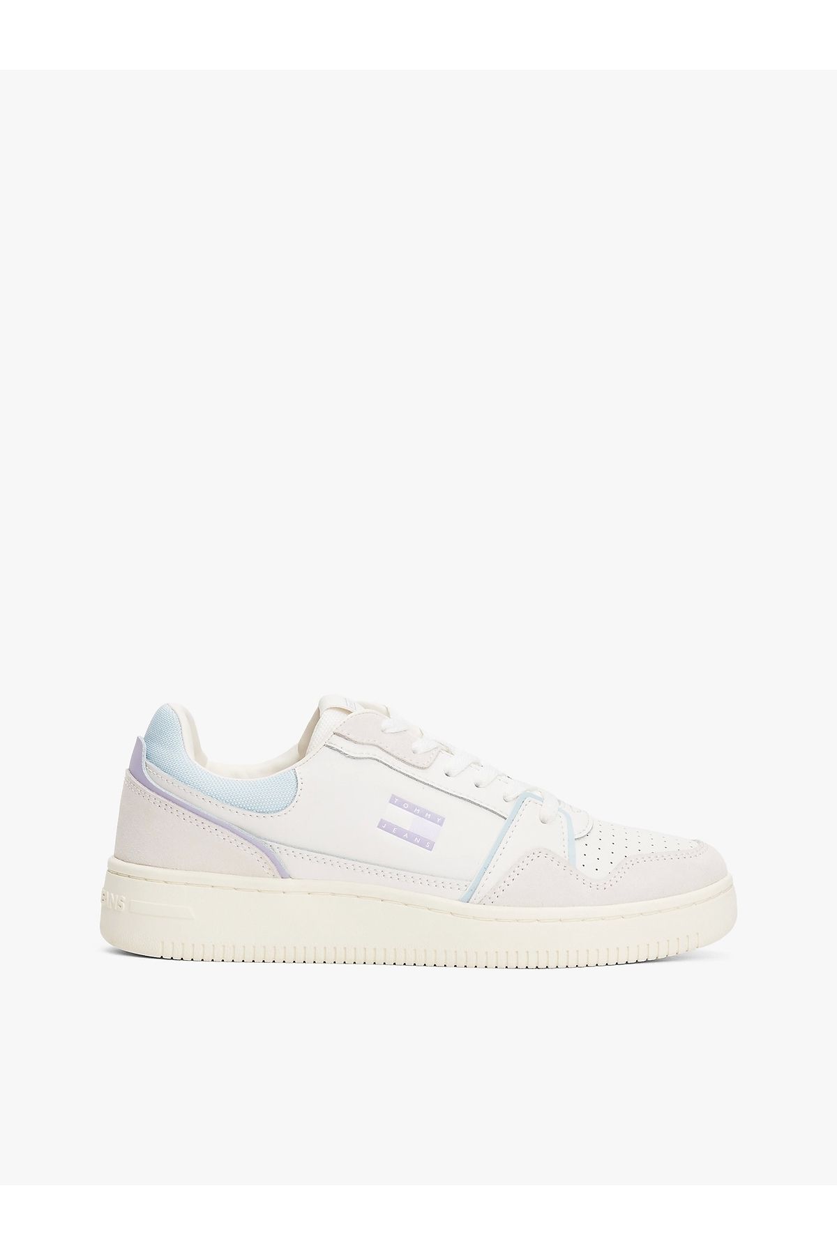 Tommy Jeans Tjw Retro Basket Sneaker Kadın Beyaz Sneaker En0en028180k9