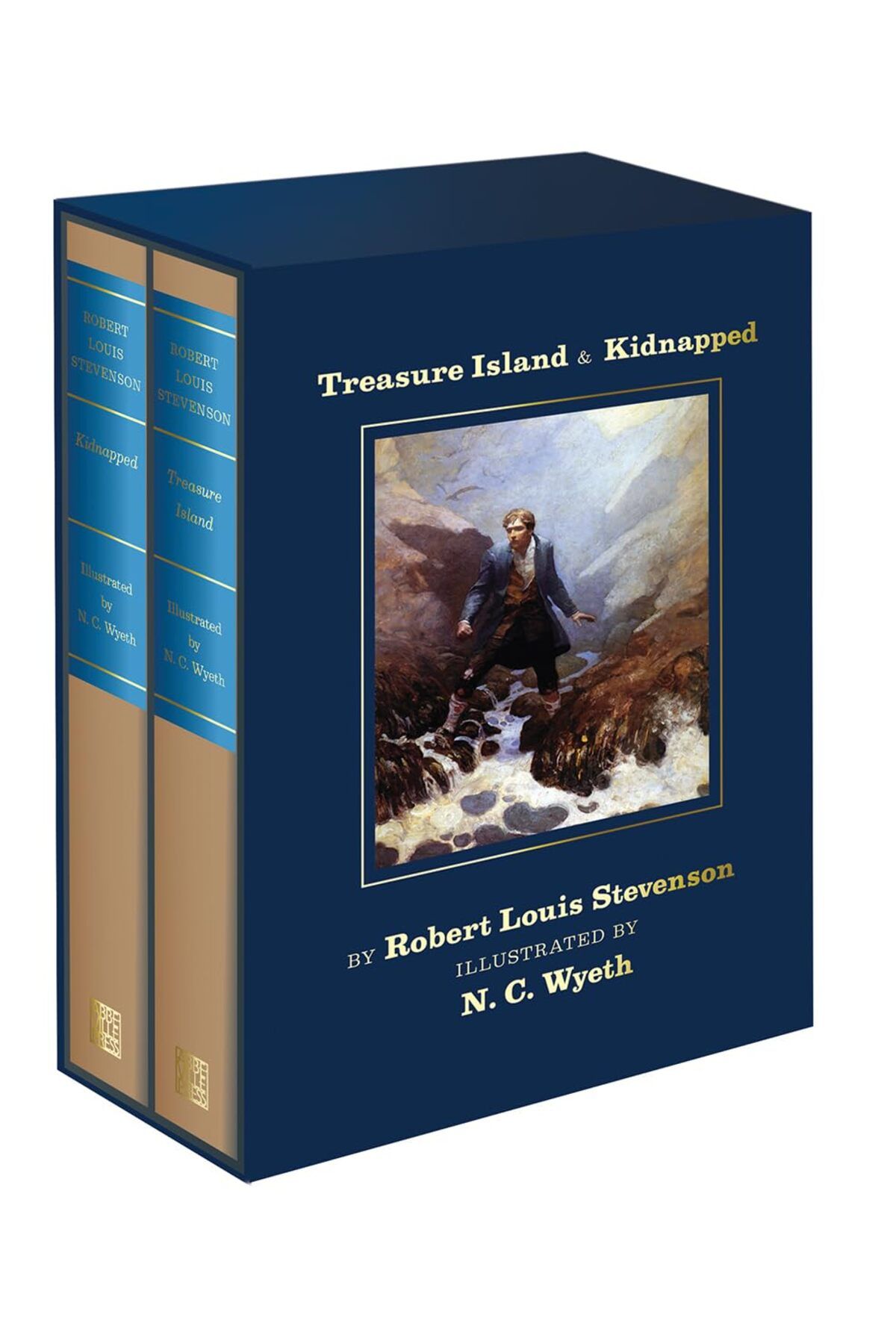 Robert Louis Stevenson Treasure Island ve Kidnapped, Abbeville Illustrated Klasikleri, Özel Baskı