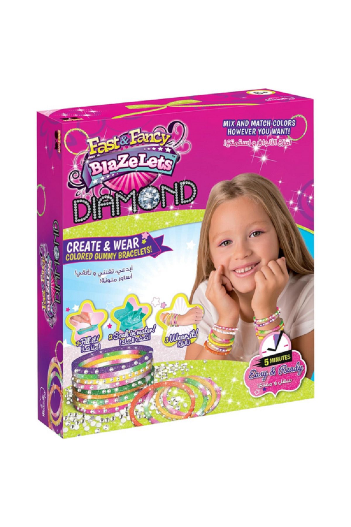 Marvel-Fast and Fancy Blazelets Diamond Set Multicolor MMBLZ106S 1