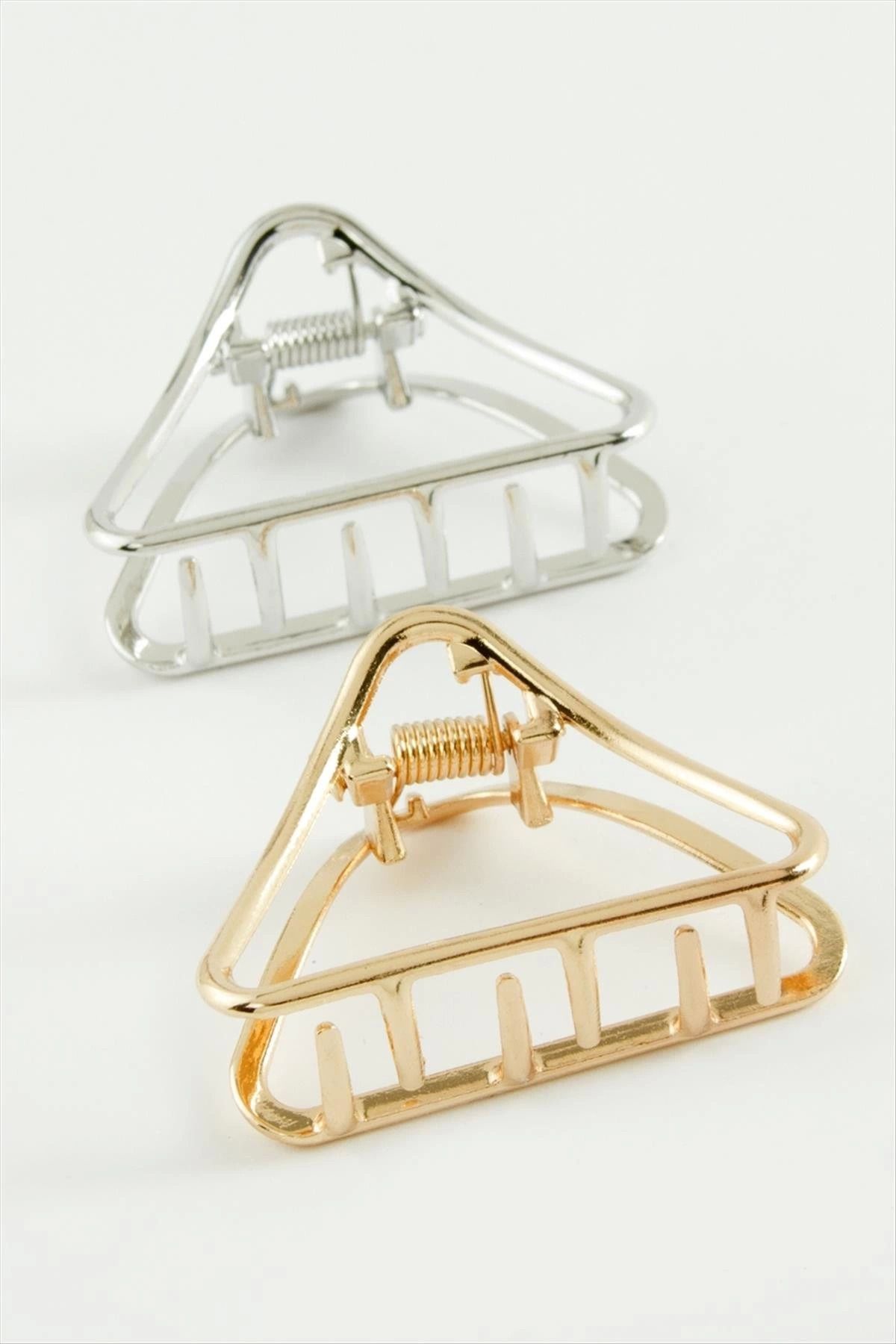 Modafiks Üçgen Metal Mandal Toka 4 cm