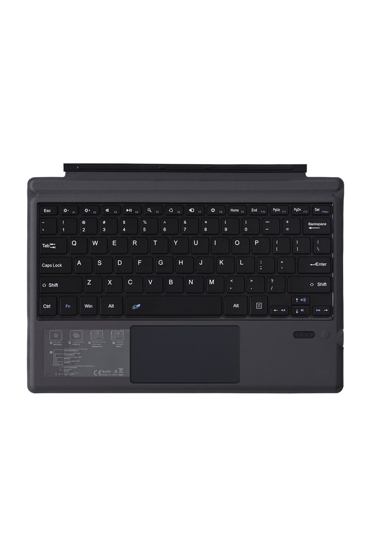 ENAR-Replacement Wireless Keyboard For Software Surface Pro3/4/5/6/7 Black 1