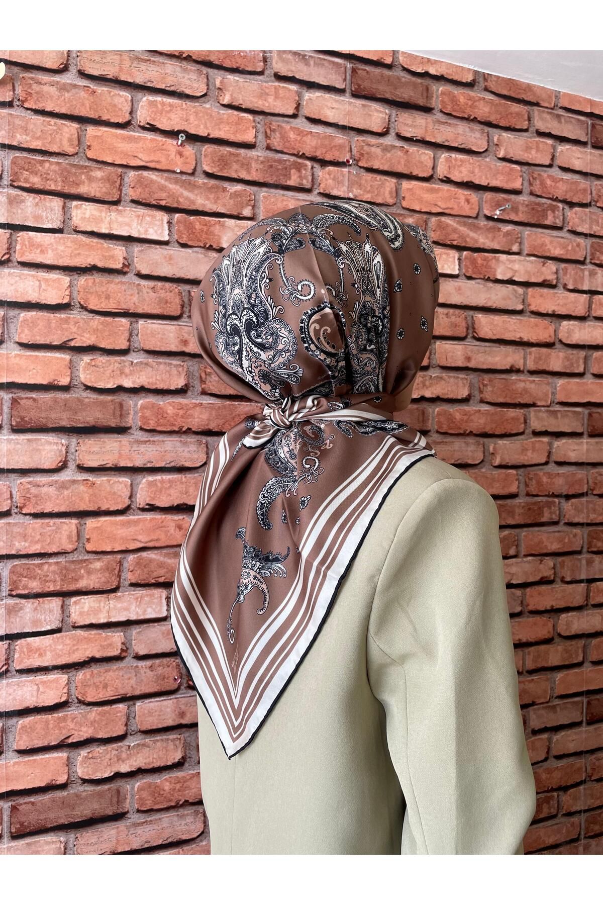 Valentino Orlandi twill ipek eşarp