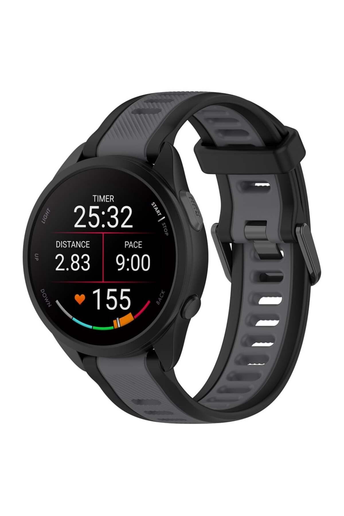 SKYDDAR INNOVATION-Silicone Strap for Huawei Watch GT 2 /GT 2 Pro/GT 3 Pro /Ultimate, Xiaomi Watch S1, W053 - Gray 4