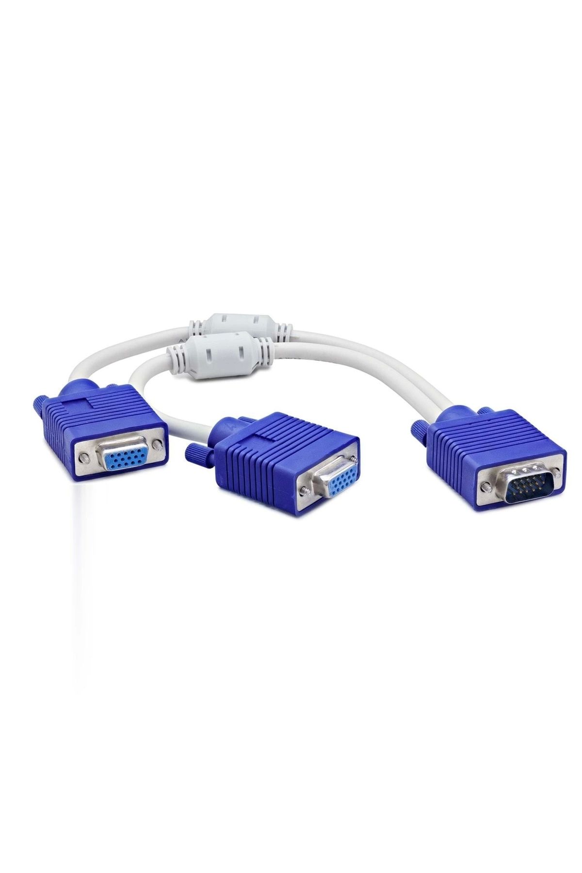 shopwave Vga To 2 * Vga F Y Kablo 30Cm Beyaz HDX7753