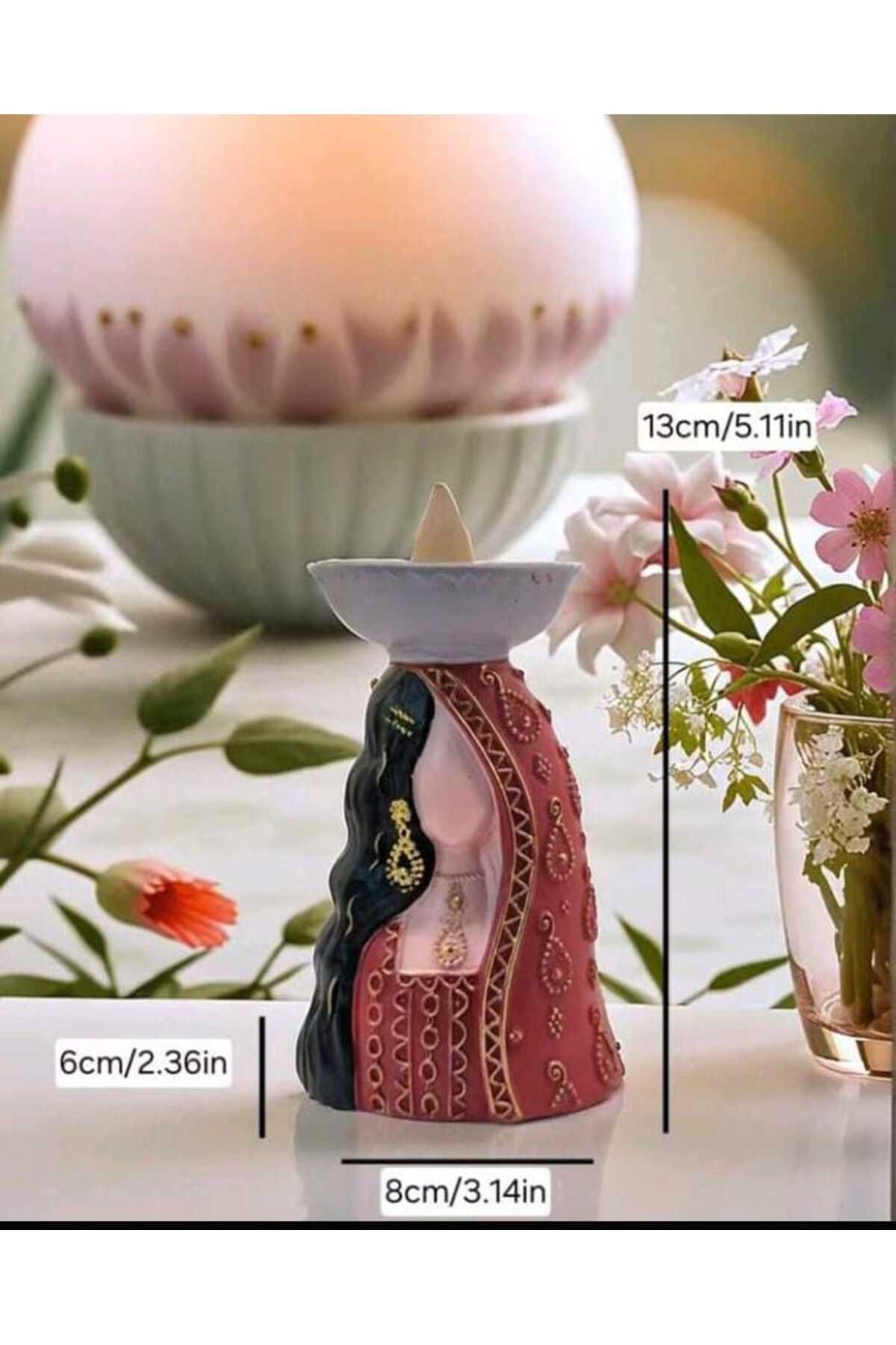 Bakar's Art Hintli Kız Tütsü Dekoratif Obje