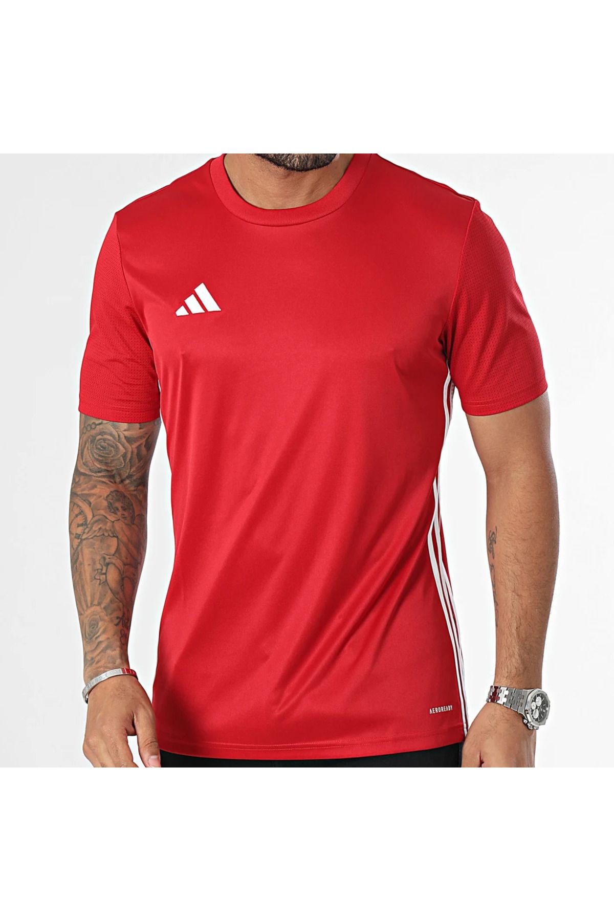 adidas-Ανδρικό μπλουζάκι προπόνησης κατάλληλο για καθημερινή χρήση και αθλητικό άνετο απλό μπλουζάκι 2