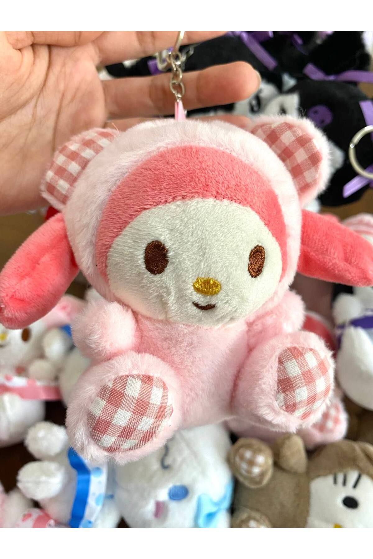 ayıcık My Melody Tarzı Peluş Anahtarlık