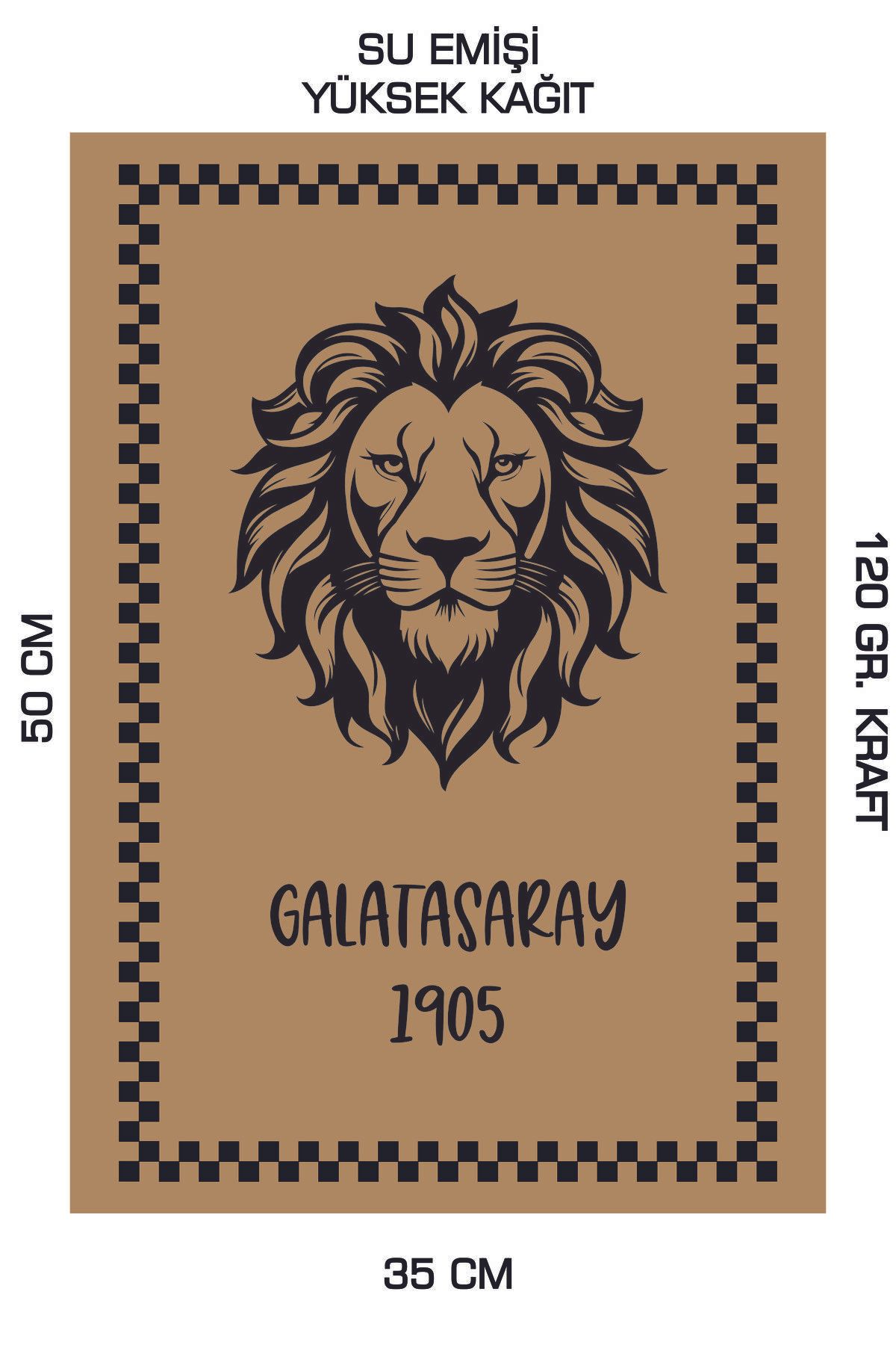 duha trend 35x50 120 Gr. Kraft Kağıt Oto Paspası Şampiyon Galatasaray 50 Adet