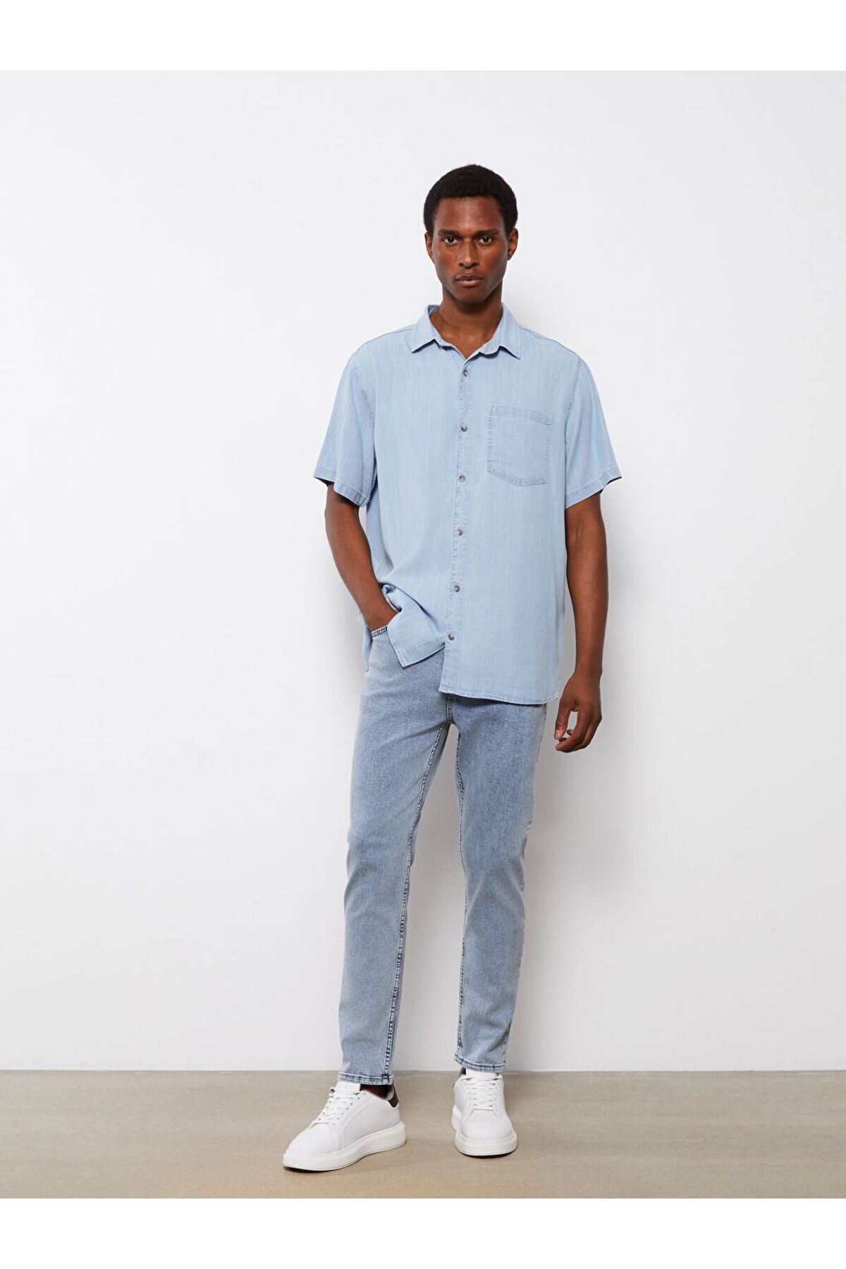 LC Waikiki Indigo 730 Havuç Kalıp Erkek Jean Pantolon