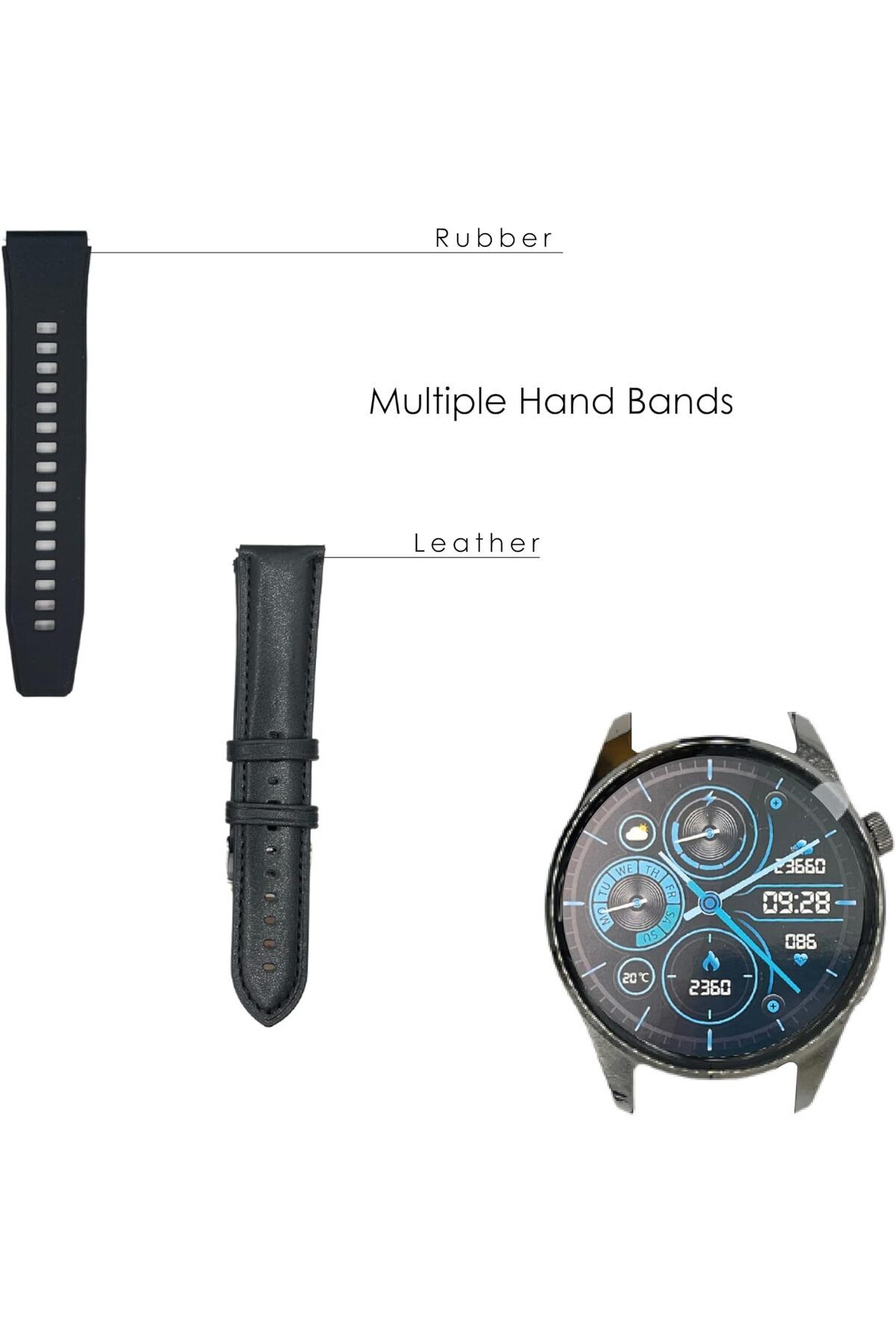 Generic-GT 5 Hero Multi-Function Smartwatch 3