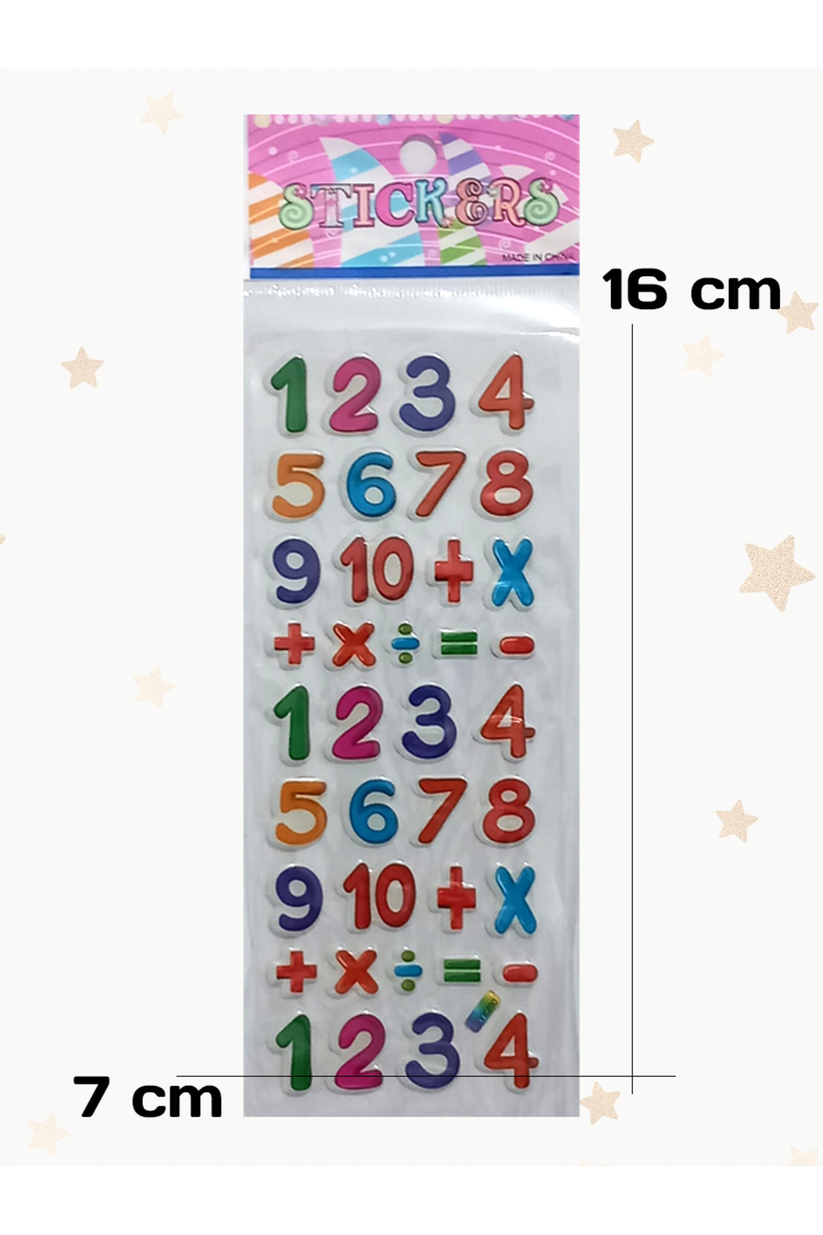 MODERN ASIR-Sticker Set, 10 Sheets Figures Sticker Game for Kids 2