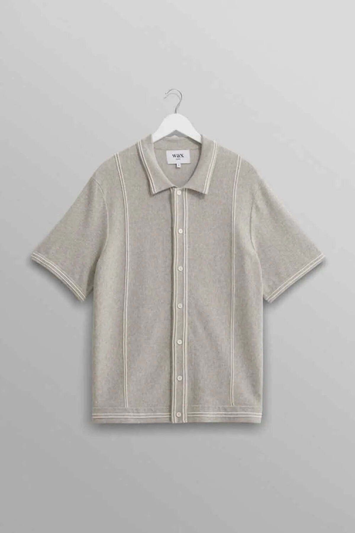 American Rag Cie Minori Gri Milano Dikişli Gömlek - Hafif, Vintage Esintili ve Rahat Fit
