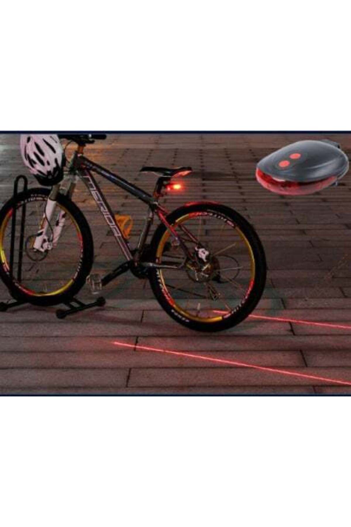 Vemora Lazer Güvenlik Şeritli Bisiklet Stop Lambası