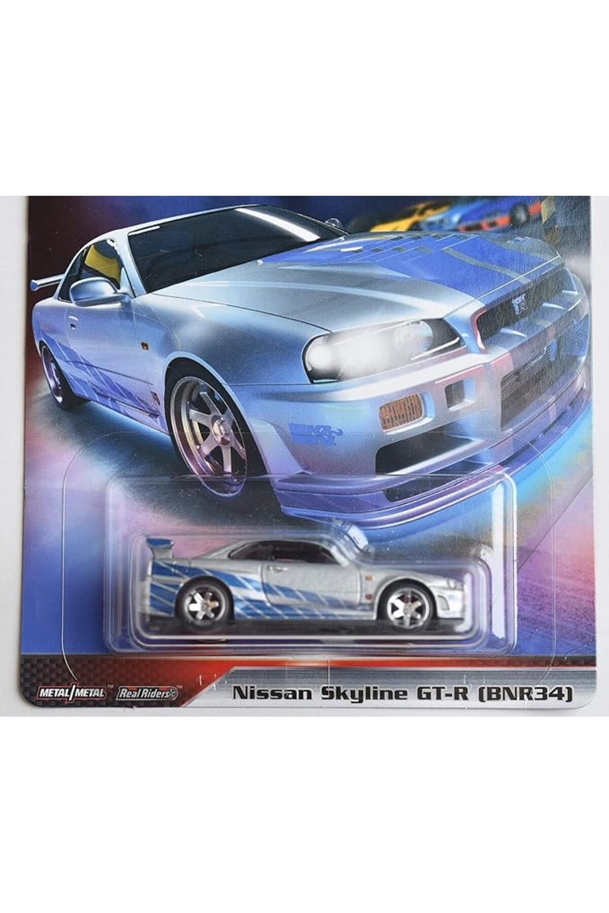 HOT WHEELS Premium F&F Fast Imports Nissan Skyline GT-R (BNR34) GBW78