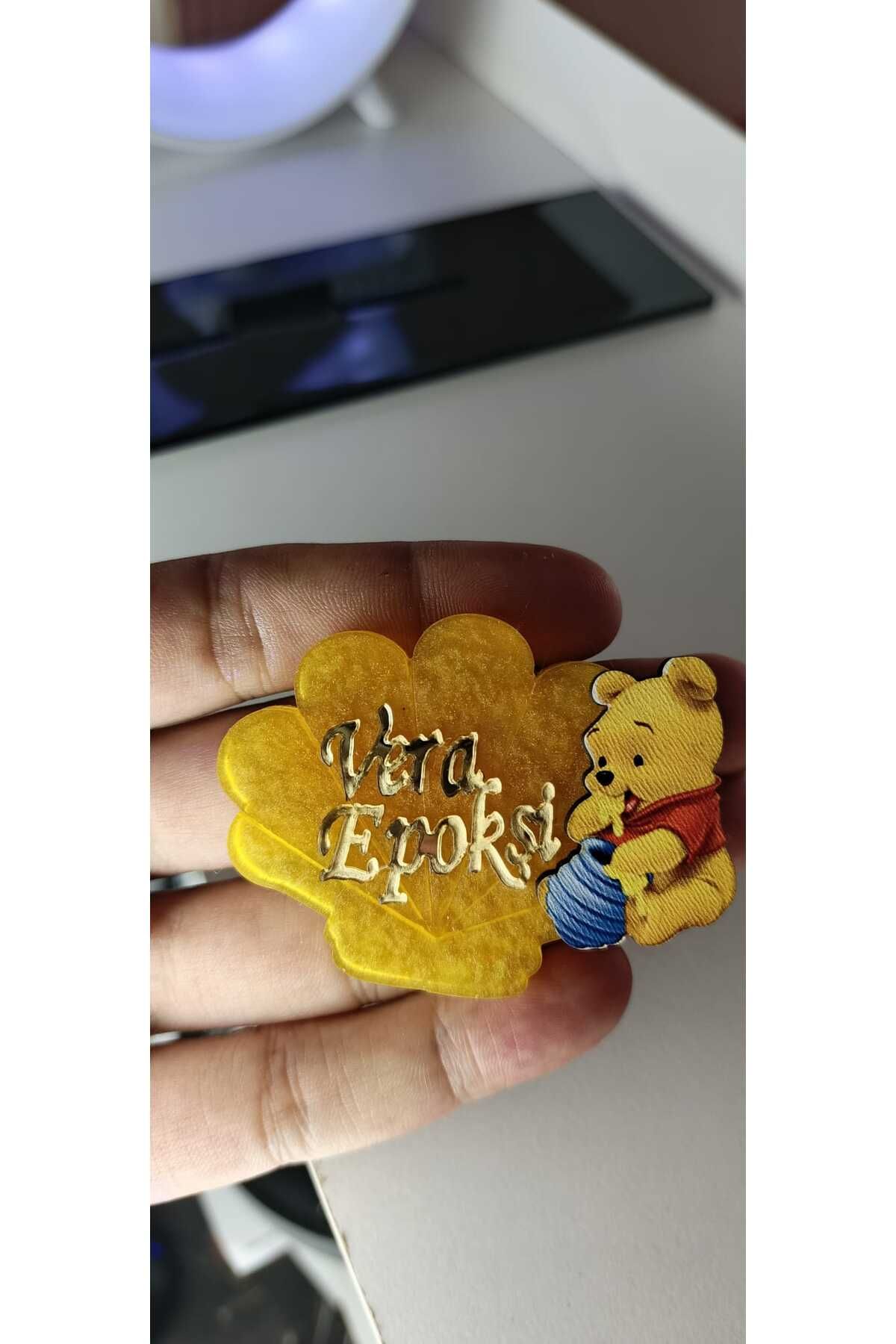 veraepoksi ✨ Kişiye Özel Renk Seçenekli Midye Figürlü Epoksi Magnet - Özel Tasarım Hediyelik 🌈