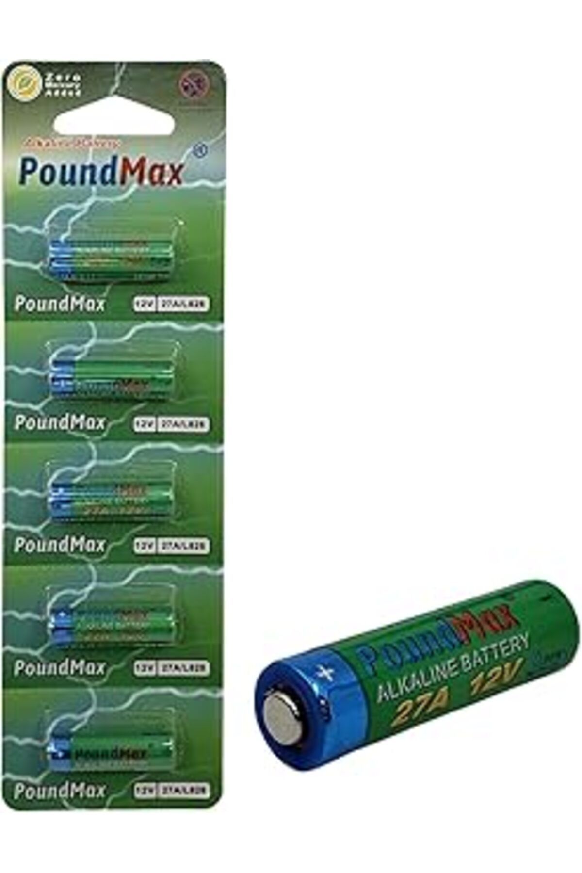 Pazarcan 5 Adet 27 A, L828, Alkali Pil, 12 V, A27, V27A, Lr27A, Mn27, Gp27A, V27Ga Saatler, Uzaktan Kumandal