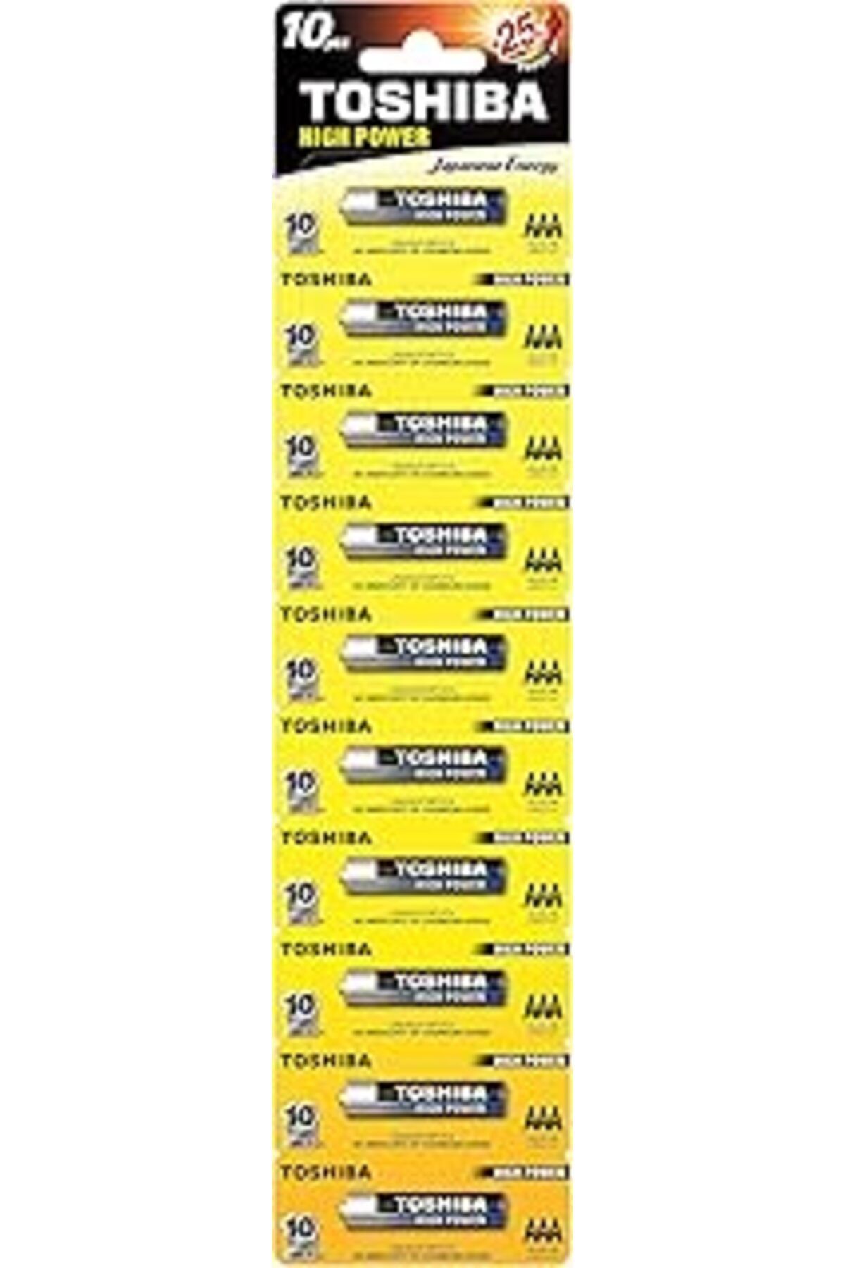 Roses Store High Power Serisi Alkalin Aaa Ince Kalem Pil 10'Lu