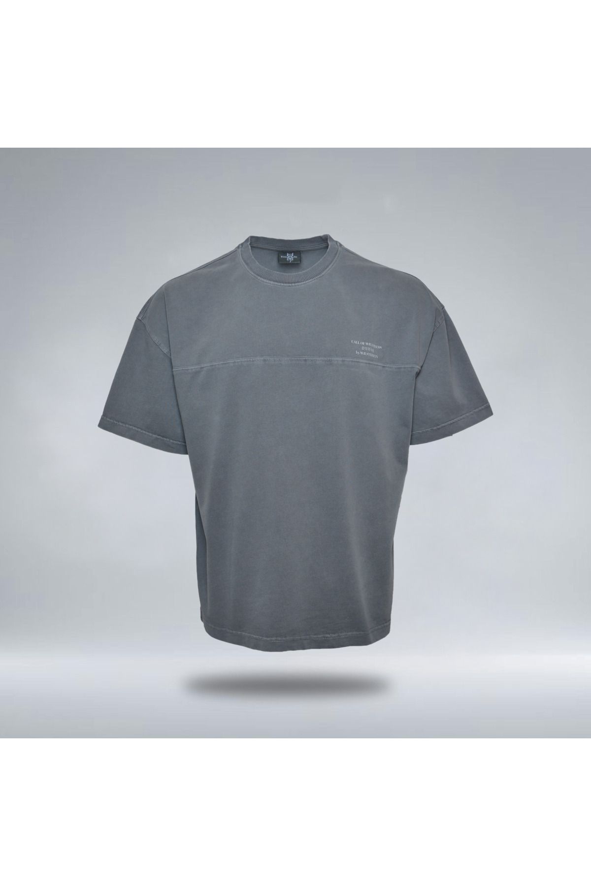 Wilsterman Erkek %100 Pamuk Penye Oversize Tişört