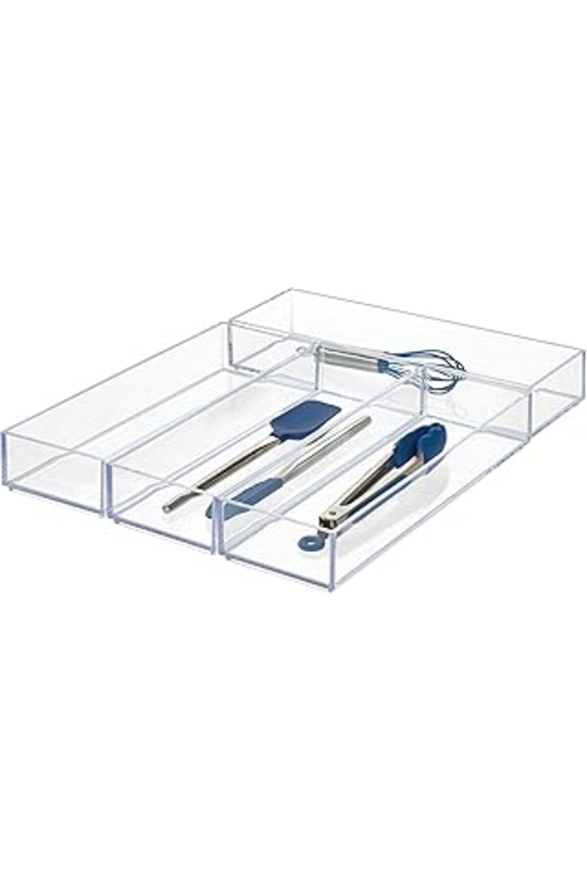 Qedii Idesign Çekmeceler, Mutfak Ve Banyo Organizasyonu, Çatal Bıçak Takımı, Spatula, Aletler, Büyük, 4 A