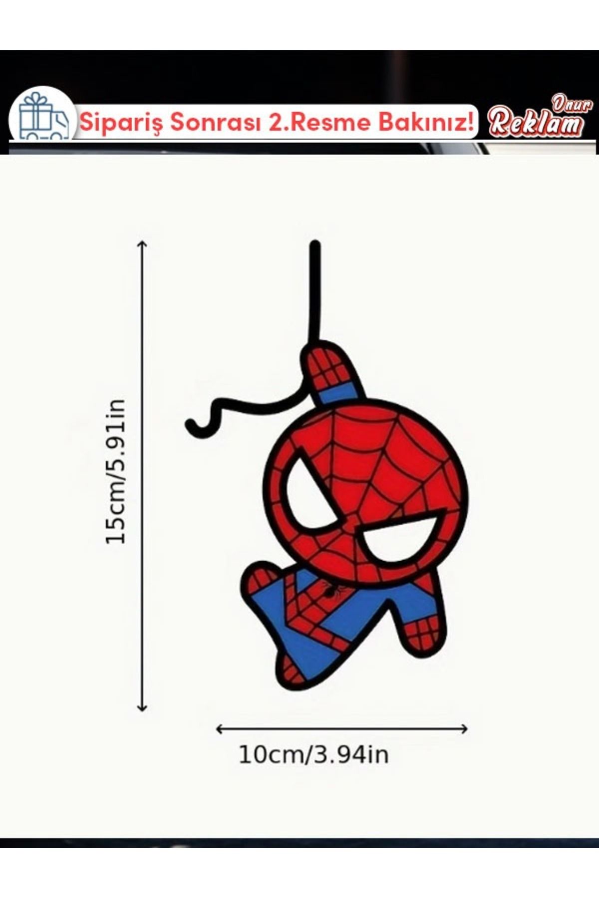 Onur Reklam Mini Spider Tasarımlı Araba Sticker – 15x10 cm