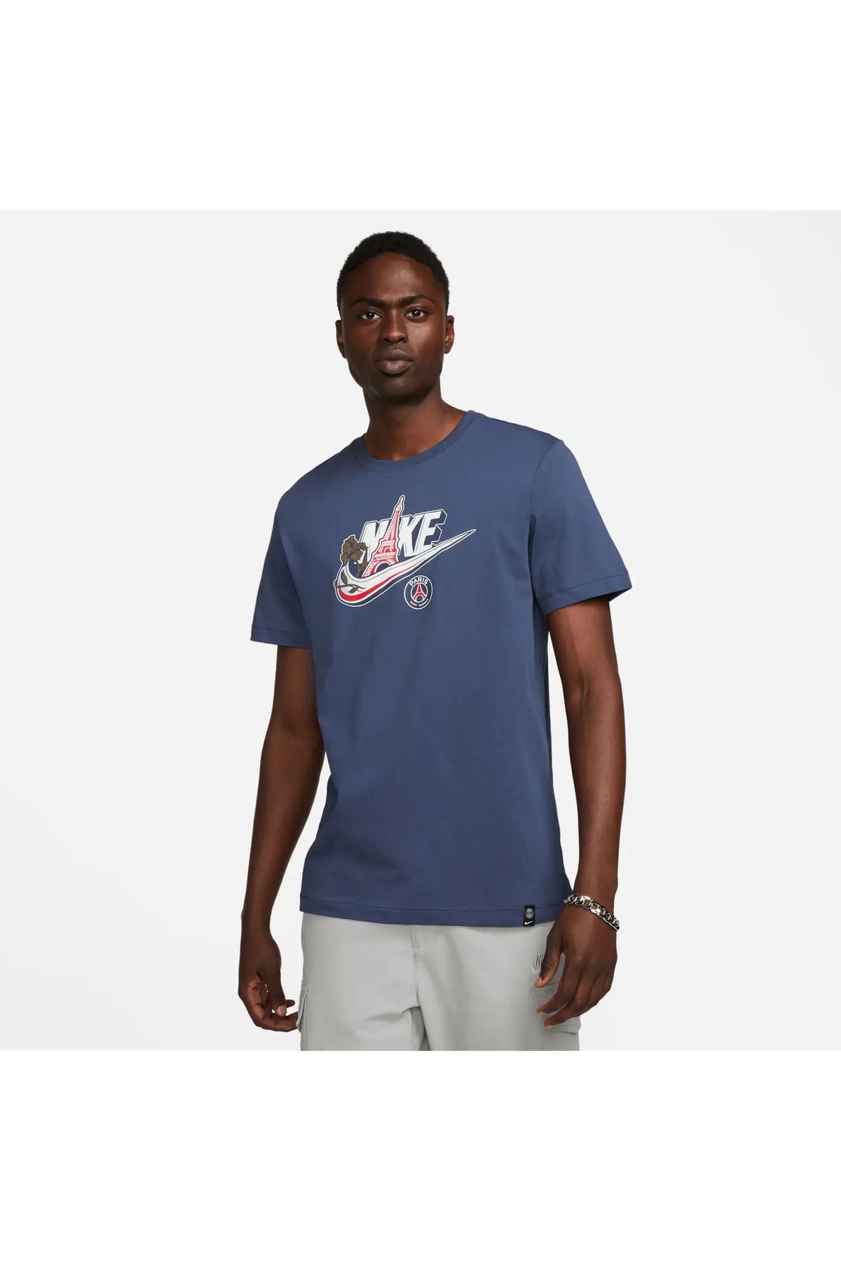 Nike Paris Saint-Germain Seasona Futura Erkek Tişört - FD1083-410