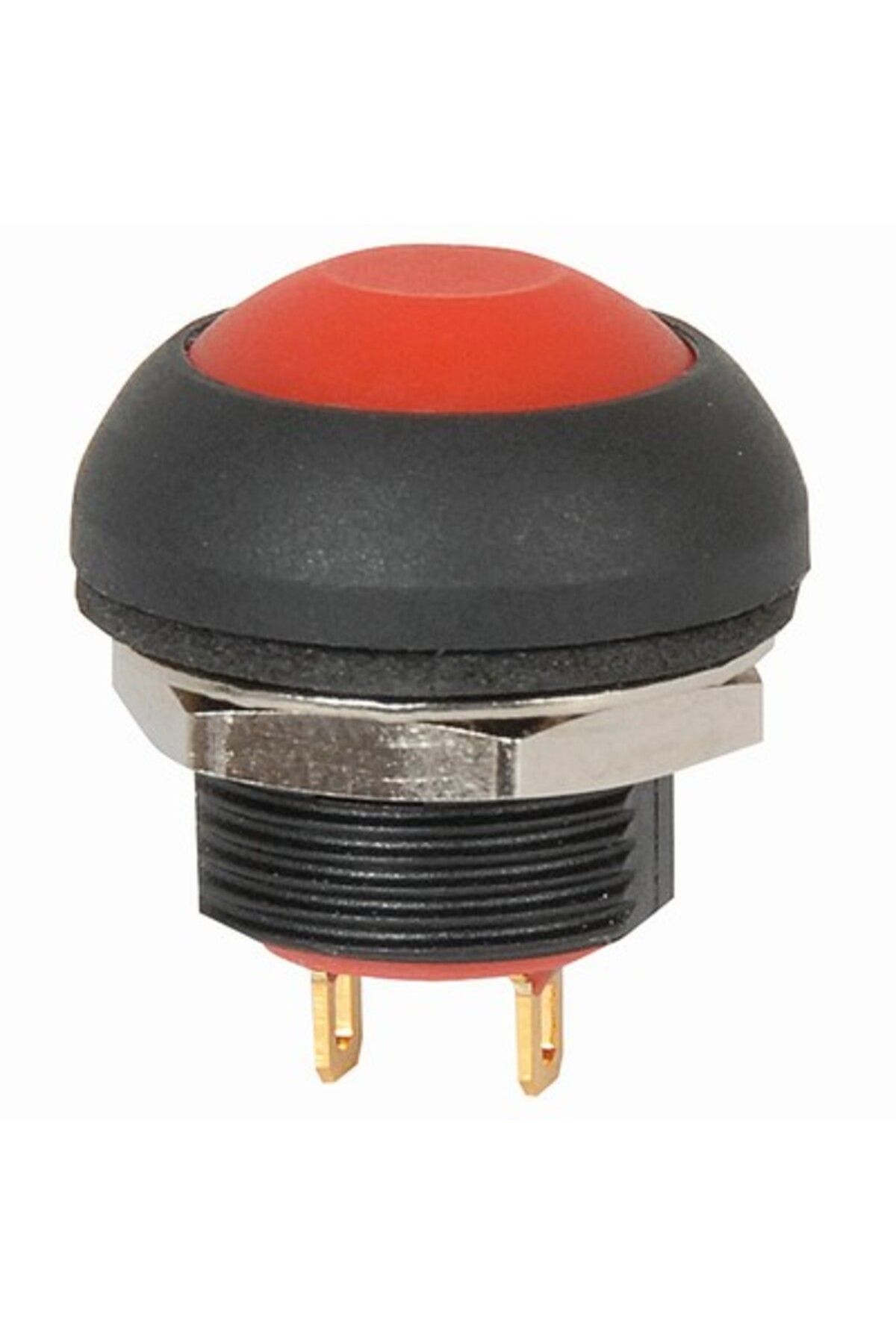 Mykablo "184" 12 mm Push Buton - Kırmızı
