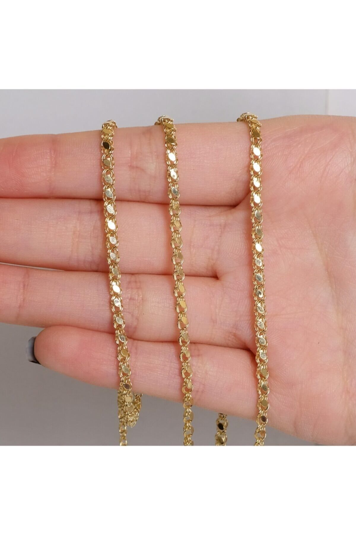 ERUH ATİLLA KUYUMCULUK Pullu Zincir 14 Ayar (4,80 Gram)