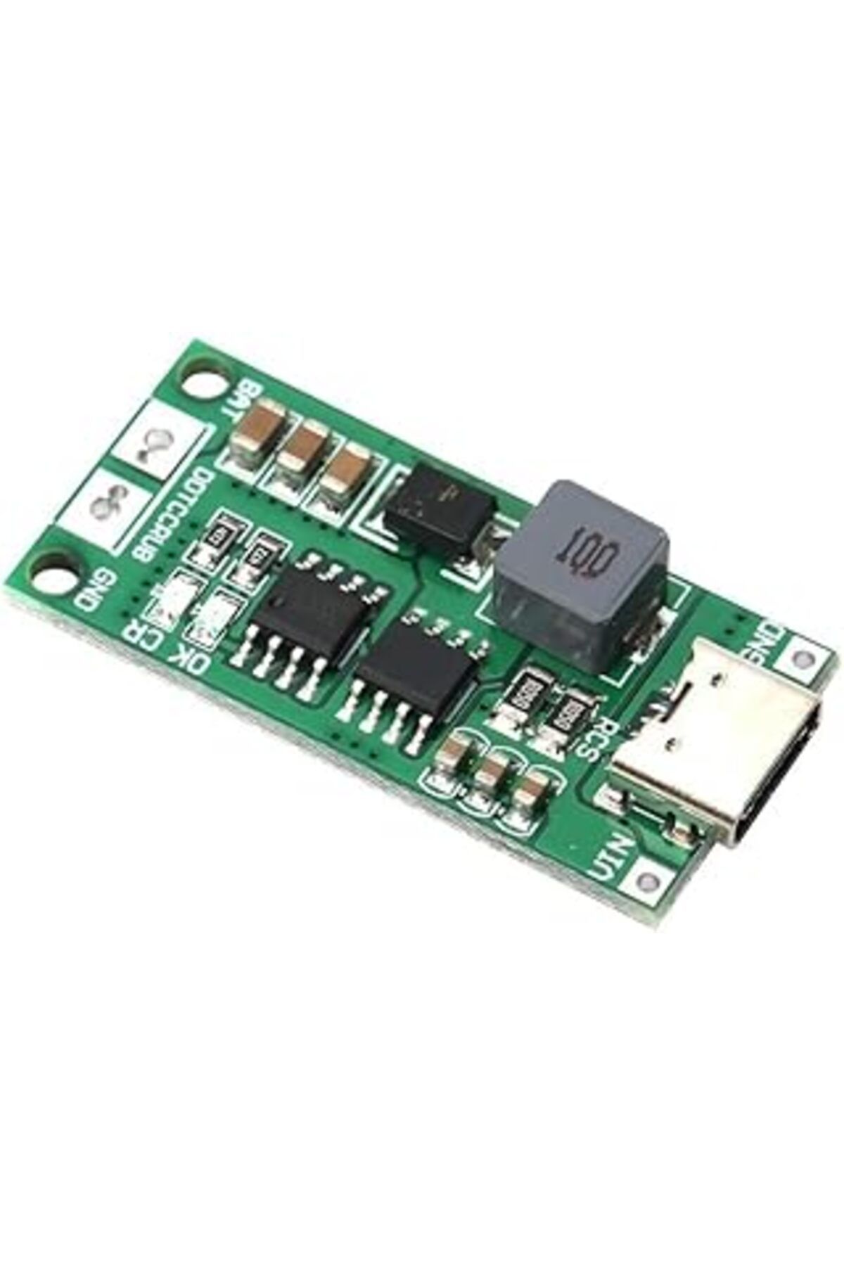 Mu Art Ahşap Sanec 4S 2A Li-On Lipo Pil – Batarya Şarj Modülü Type-C Çok Hücreli 18650 Lityum 16.8V