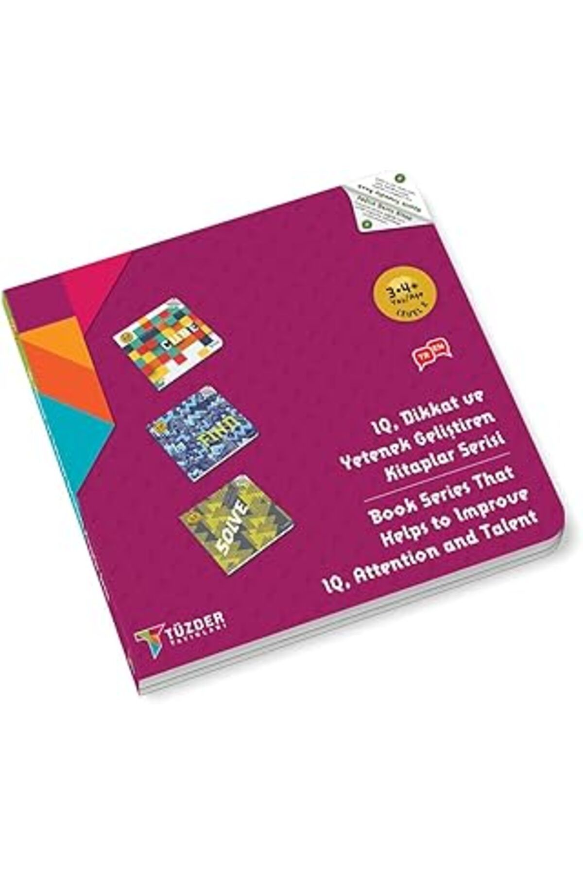 Mu Art Ahşap Iq Dikkat Ve Yetenek Geliştiren Kitaplar Serisi 3-4 Yaş Level 2 (3 Kitap Takım)