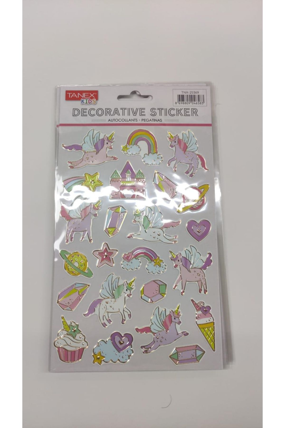 Tanex Yaldızlı Unıcorn Serisi Puffy Etiketi Stickers Tnx-25369