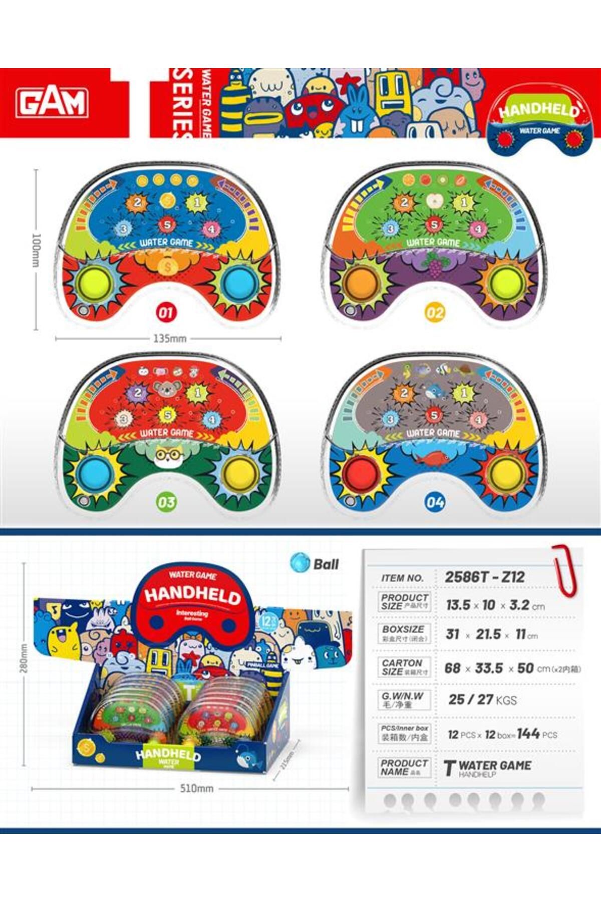 ctoy Oyuncak Su Balonu Oyunu 2586T-Z12 (Karışık Renk 1 Adet)