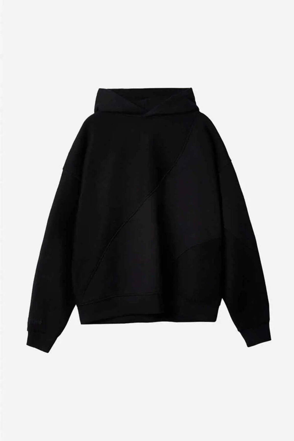 American Rag Cie Yumuşak Dokulu %100 Organik Pamuklu Split Cut And Sew Kapşonlu Sweatshirt