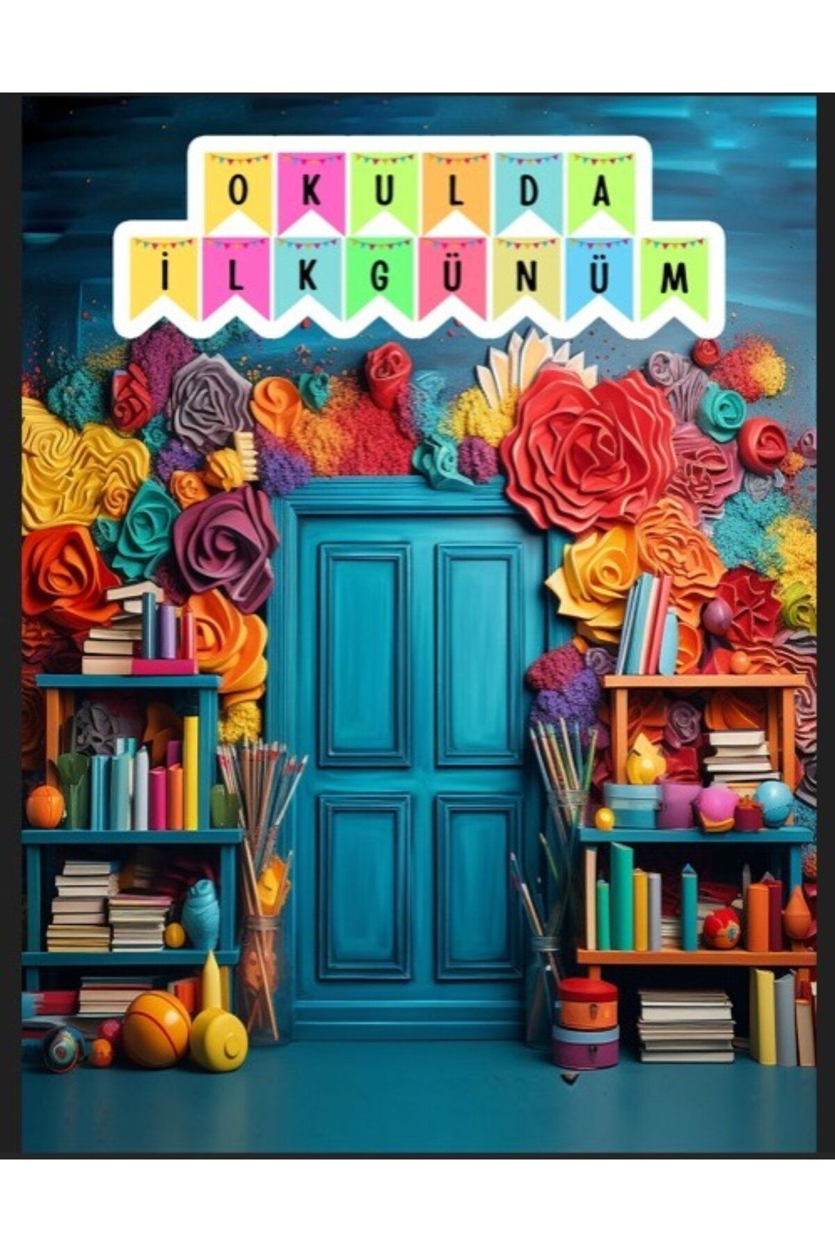 PROMISEBACKDROP2 OKULDA İLK GÜNÜM 150x200 KUMAŞ PANO OKUL ETKİNLİK