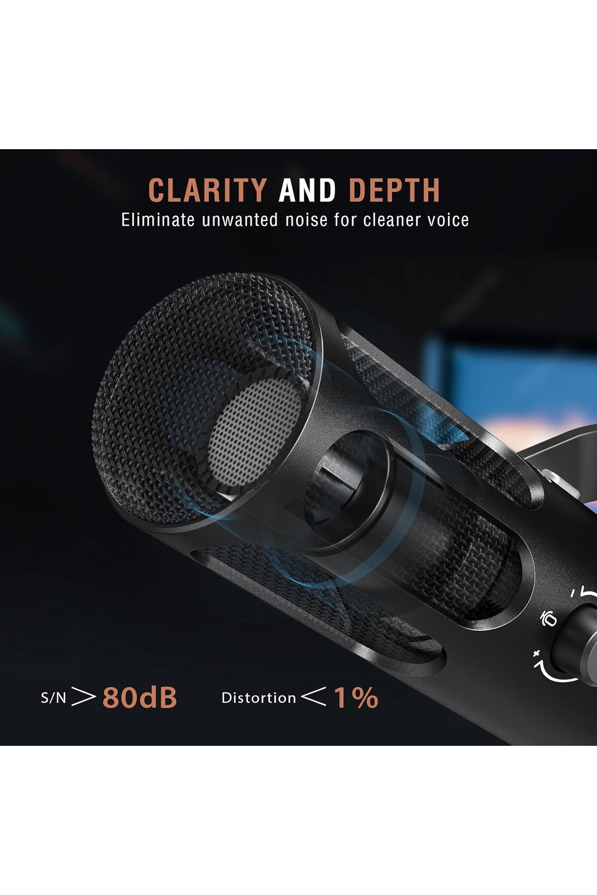 Fifine-XLR/USB Podcast Dynamic Microphone for Streaming, Studio XLR Microphone, PC Streamer Mic All 5