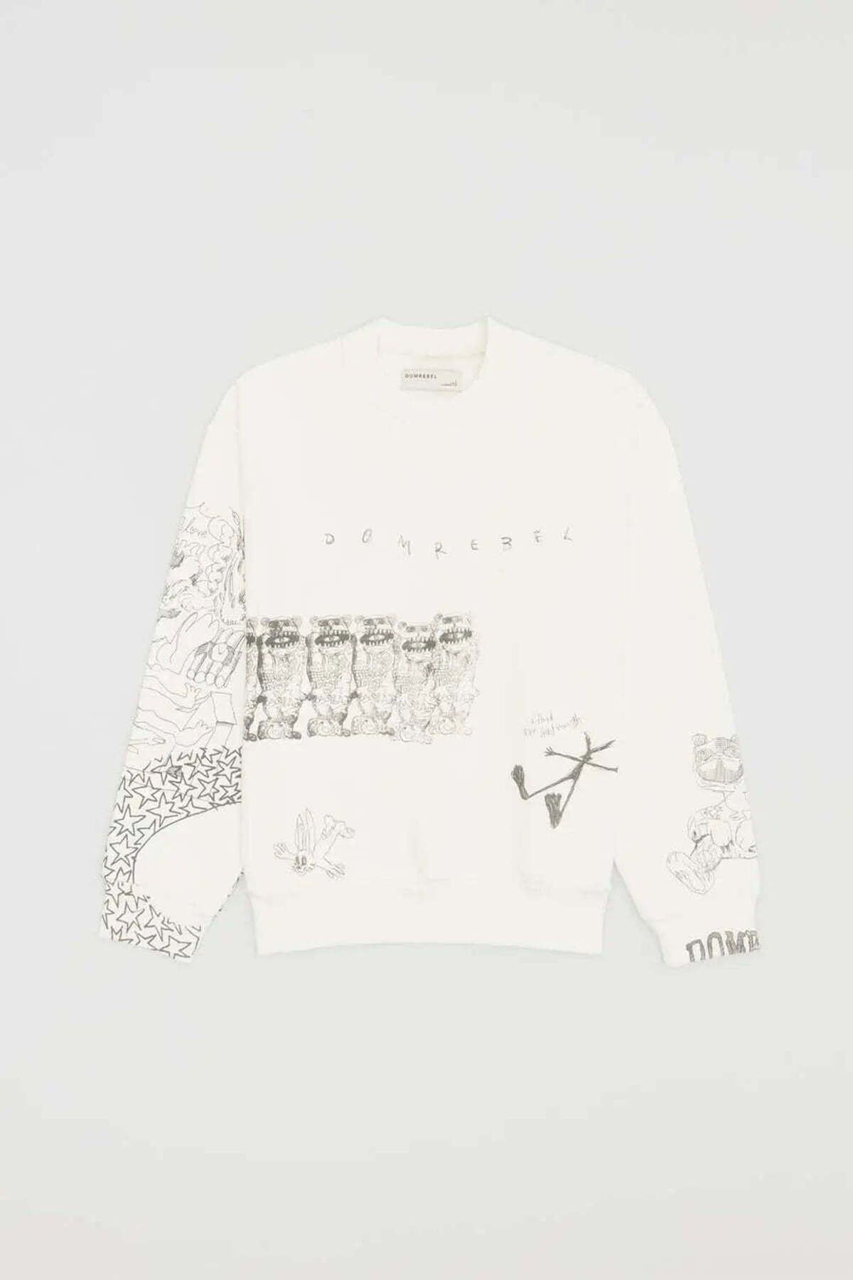 American Rag Cie Joy Sweatshirt - %100 Pamuk, 500GSM Ağırlıkta, Özgün Çizimlerle Süslü