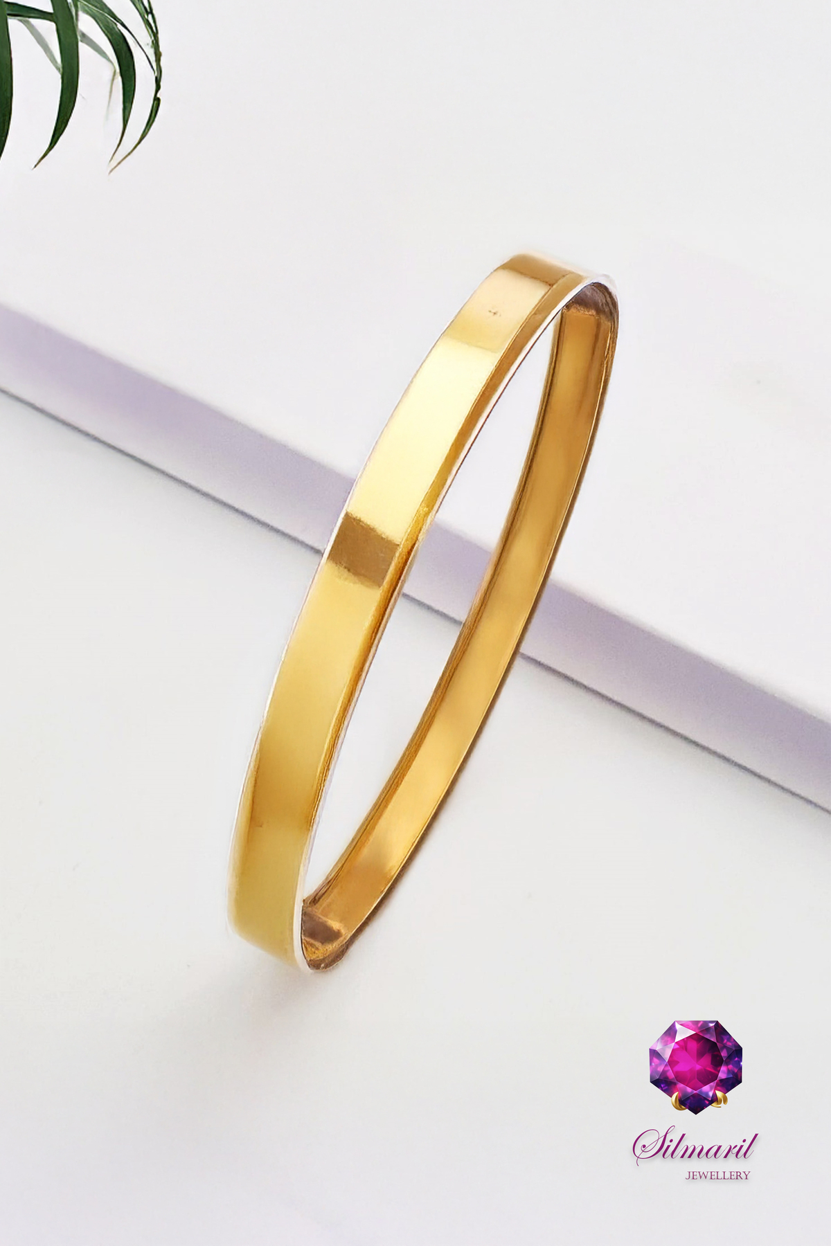 Günlük ve Özel Günler İçin Mükemmel: Altın Renk Kalın Ajda Bilezik — Silmaril Store (2)