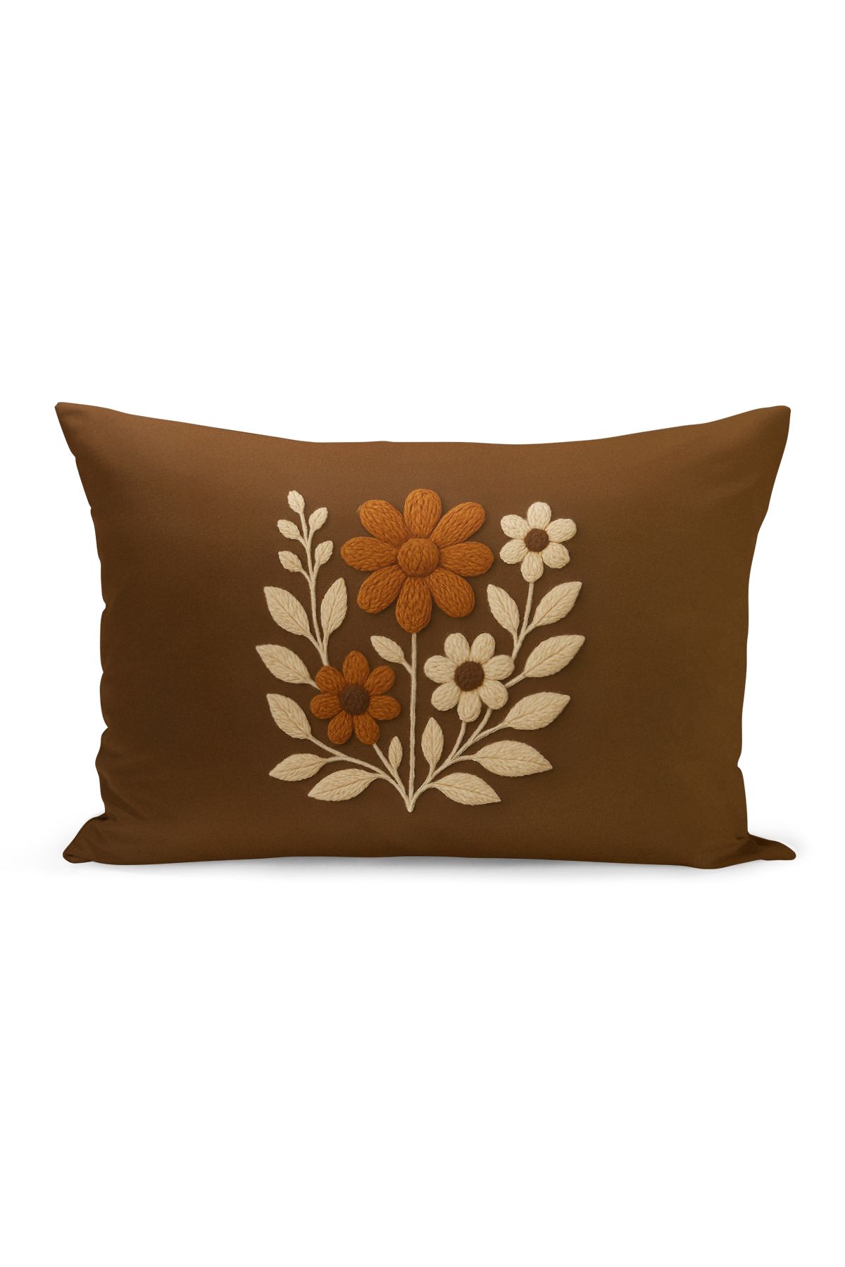 Bertille Home-Set de 3 huse de pernă cu imprimare digitală pe două părți (aspect de broderie cu model de puncție) 5