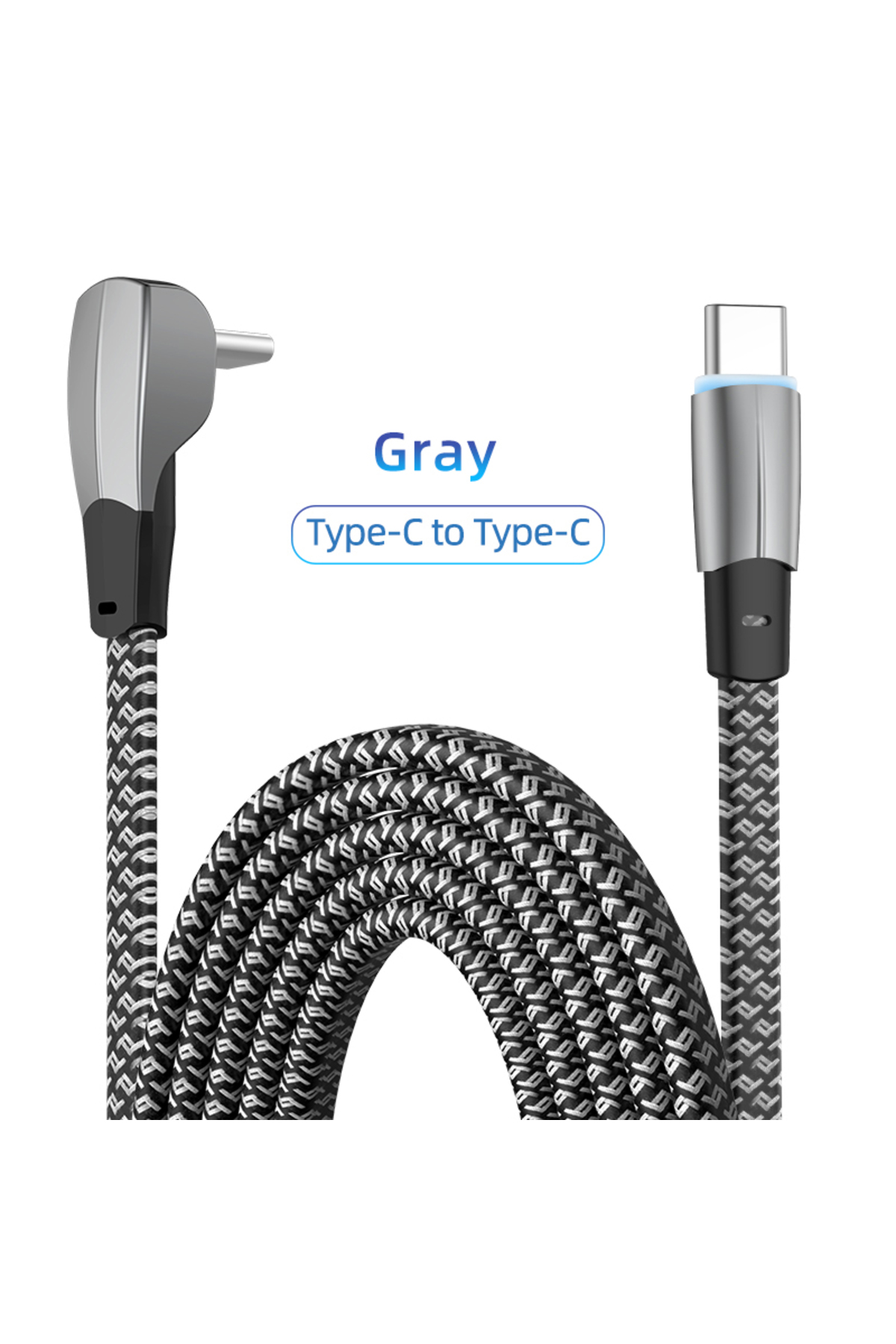 Choice 1m Grey Type C PD 60W Fast Charging Cable Type C To Type C 90 ...