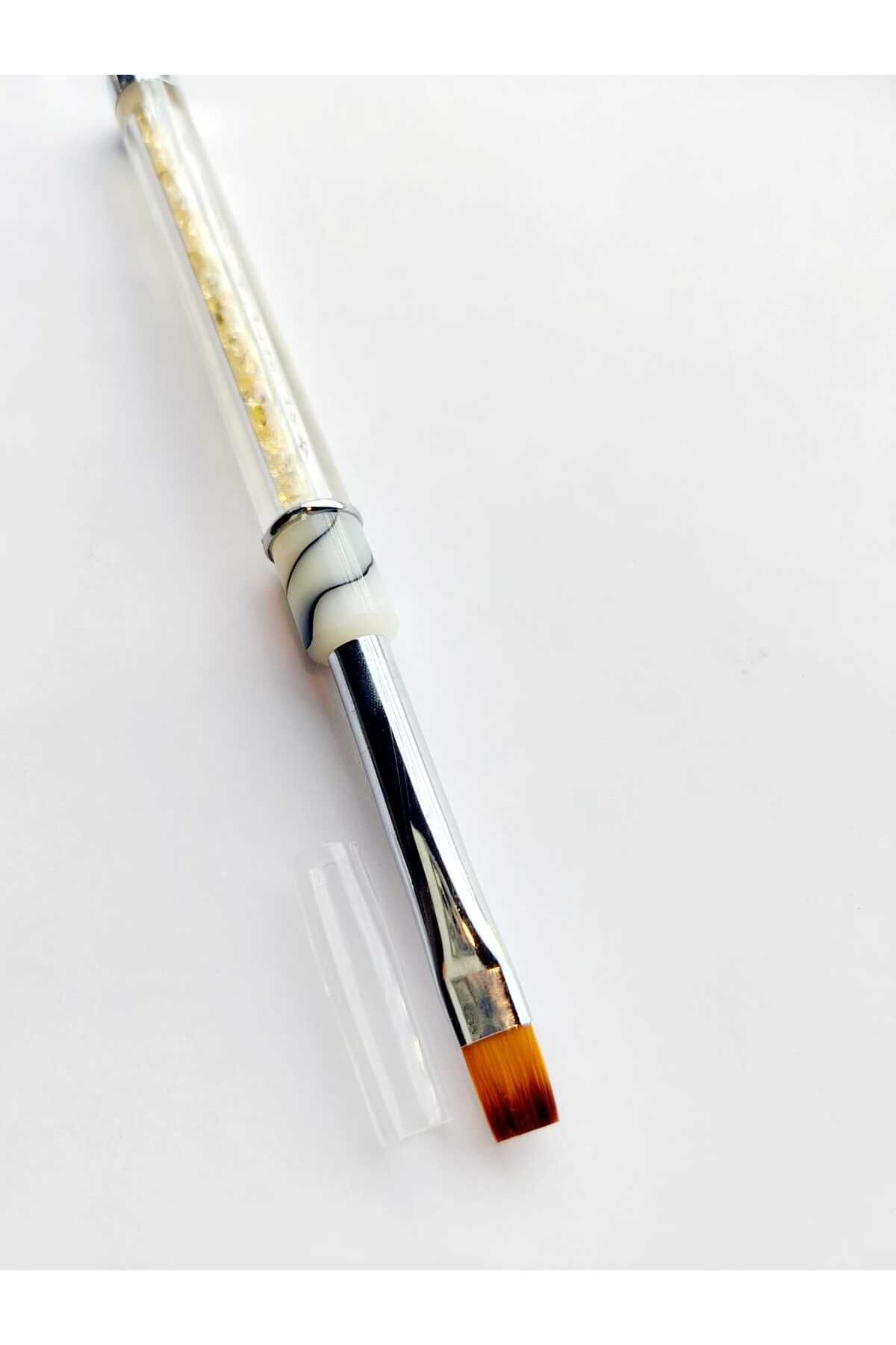 SEVRU Tırnak Süsleme Nail Art Fırça Tırnak Desen Fırçası Ve Jel Sürme Tırnak Süsleme Protez Tırnak