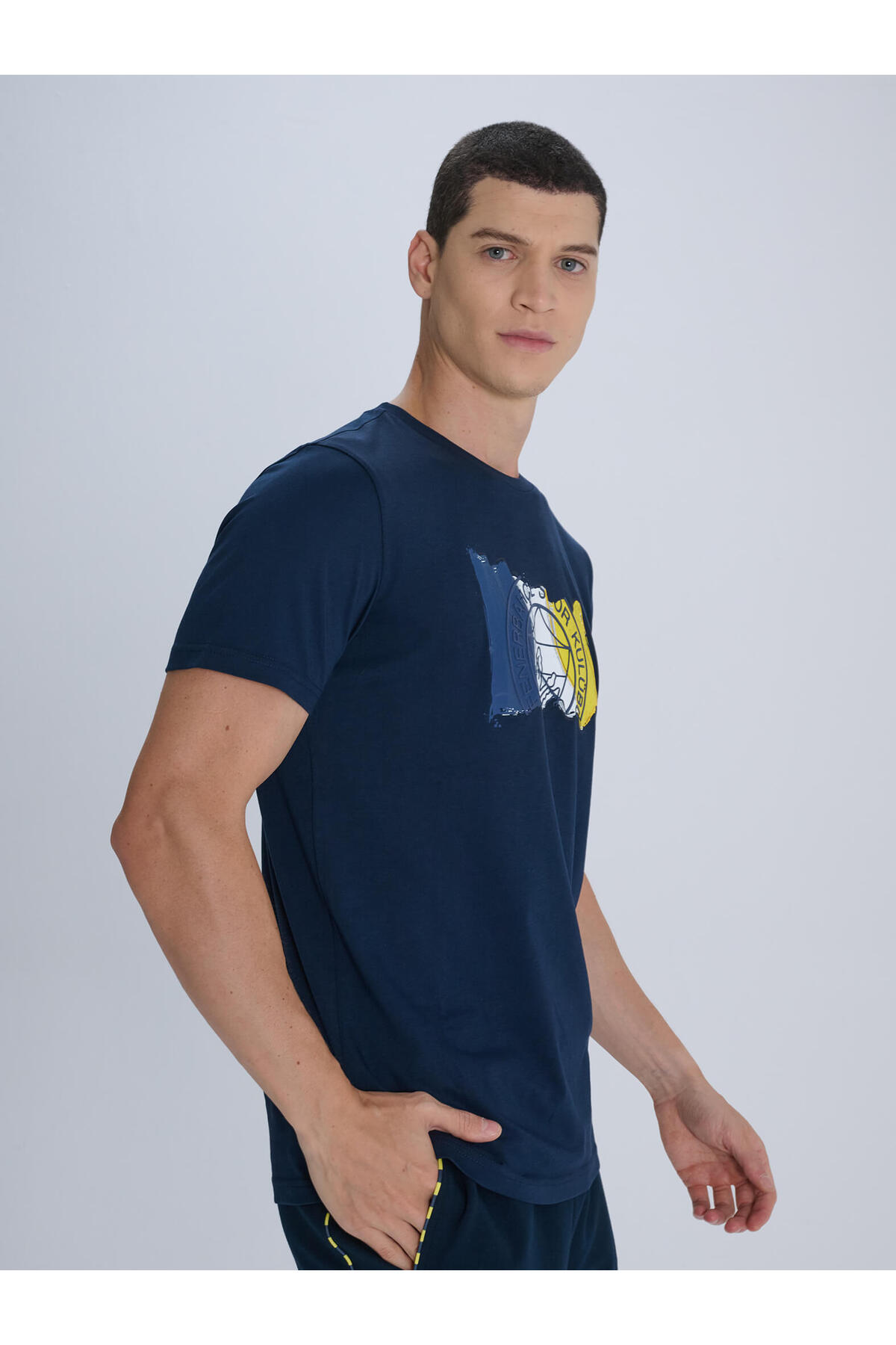 Fenerbahçe ERKEK TRIBUN BAYRAK TSHIRT görsel 3