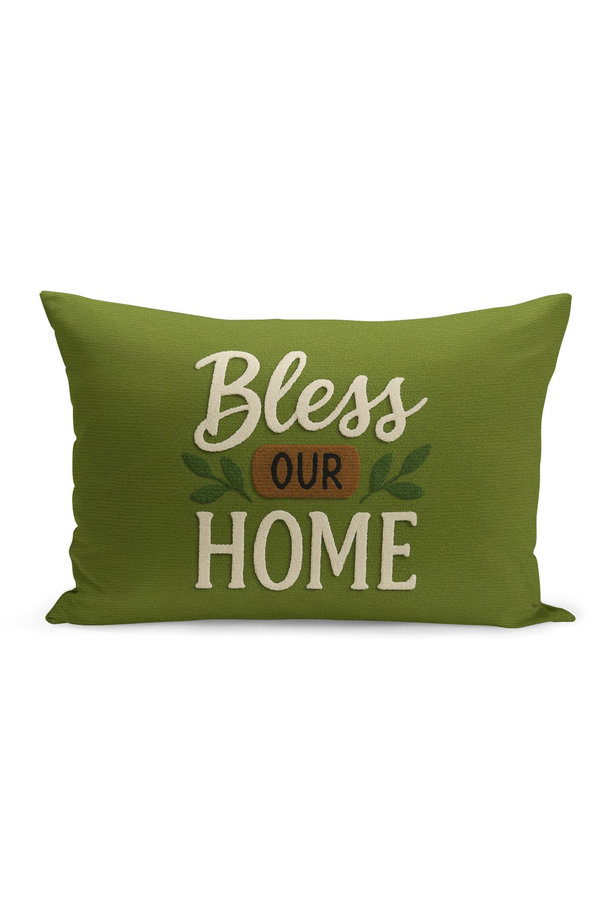 Bertille Home-Set de 3 huse de pernă cu imprimare digitală pe două părți (aspect de broderie cu model de puncție) 5